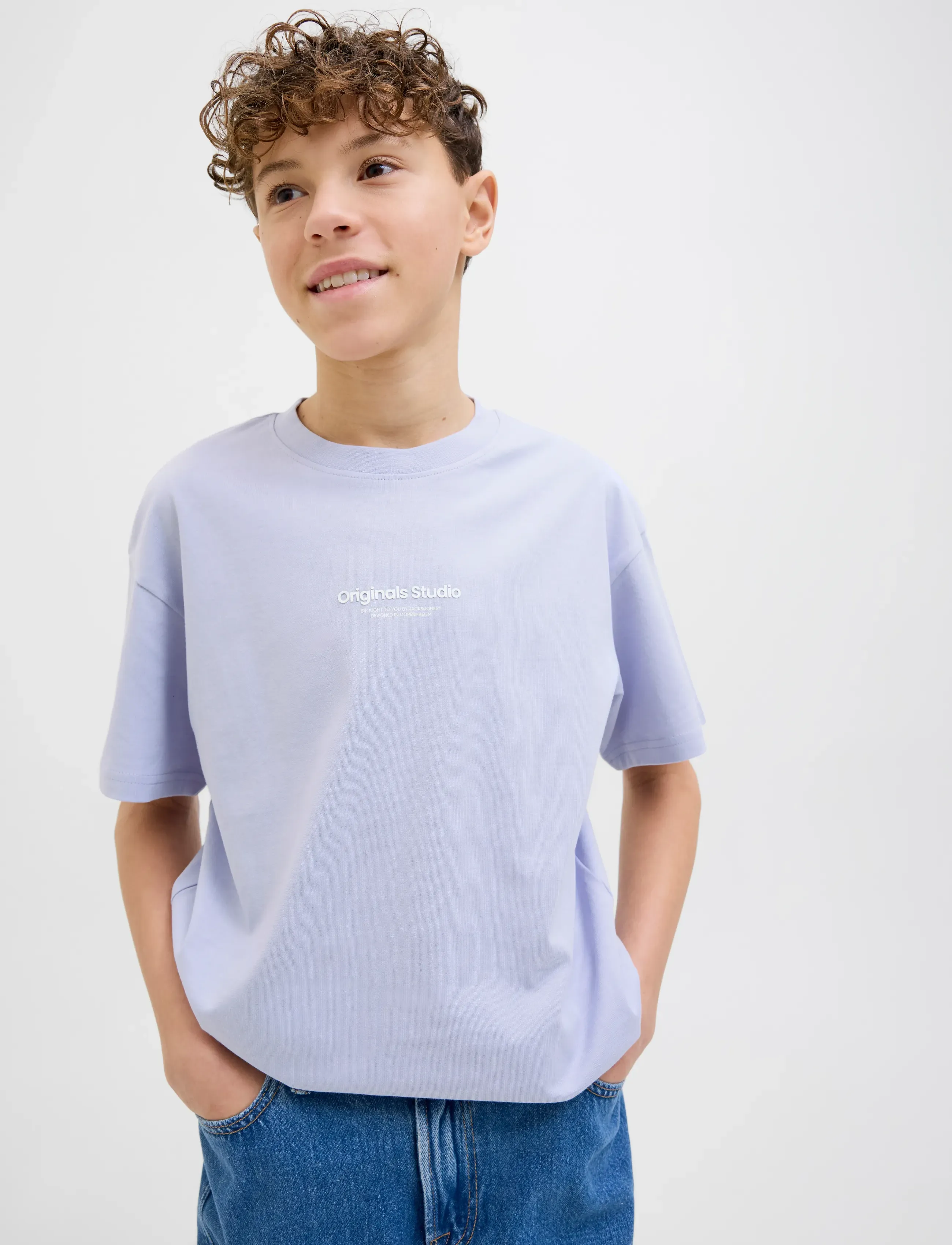 Jack & Jones - JORVESTERBRO TEE SS CREW NECK NOOS JNR - cosmic sky - 5