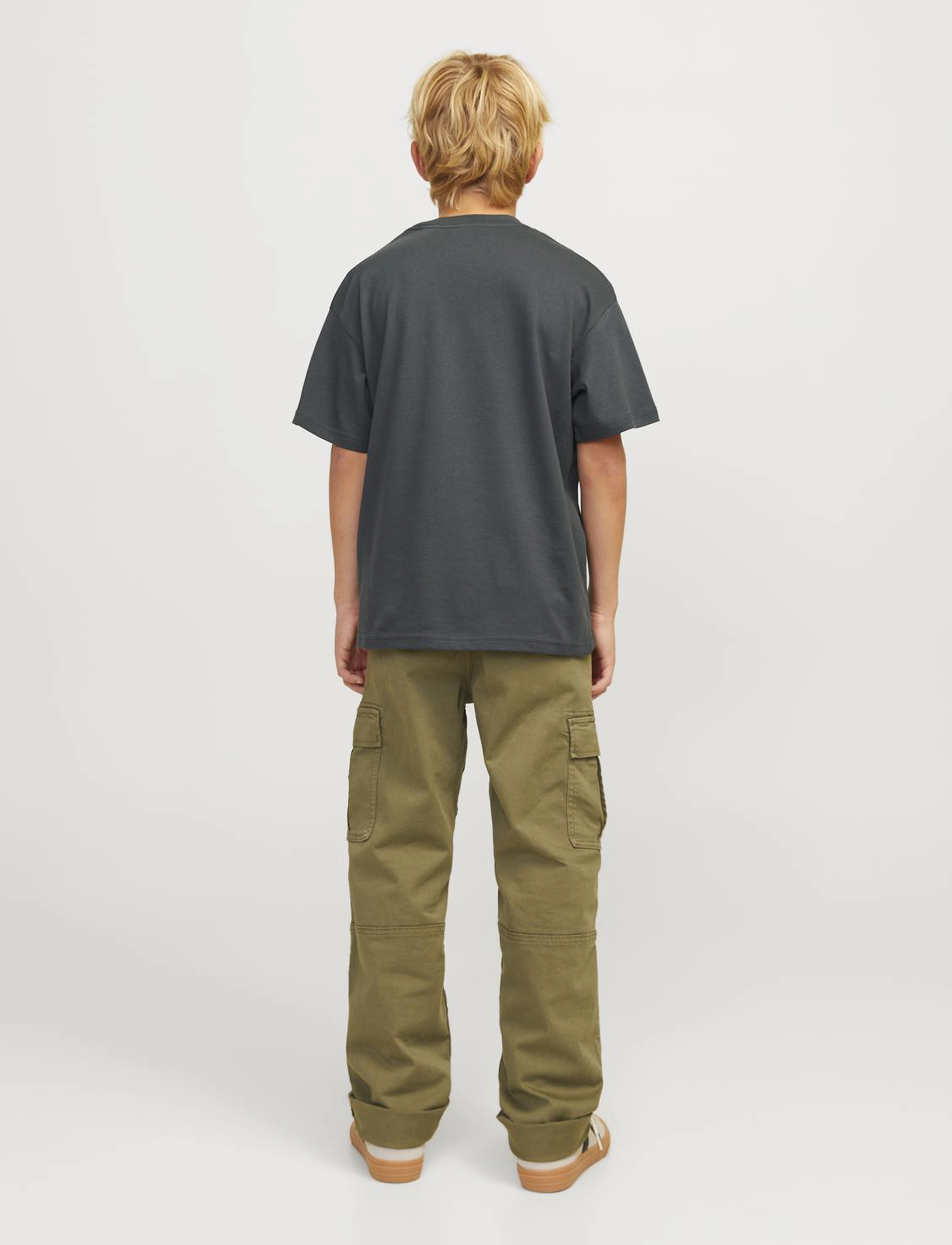 Jack & Jones - JORVESTERBRO TEE SS CREW NECK NOOS JNR - forest river - 2