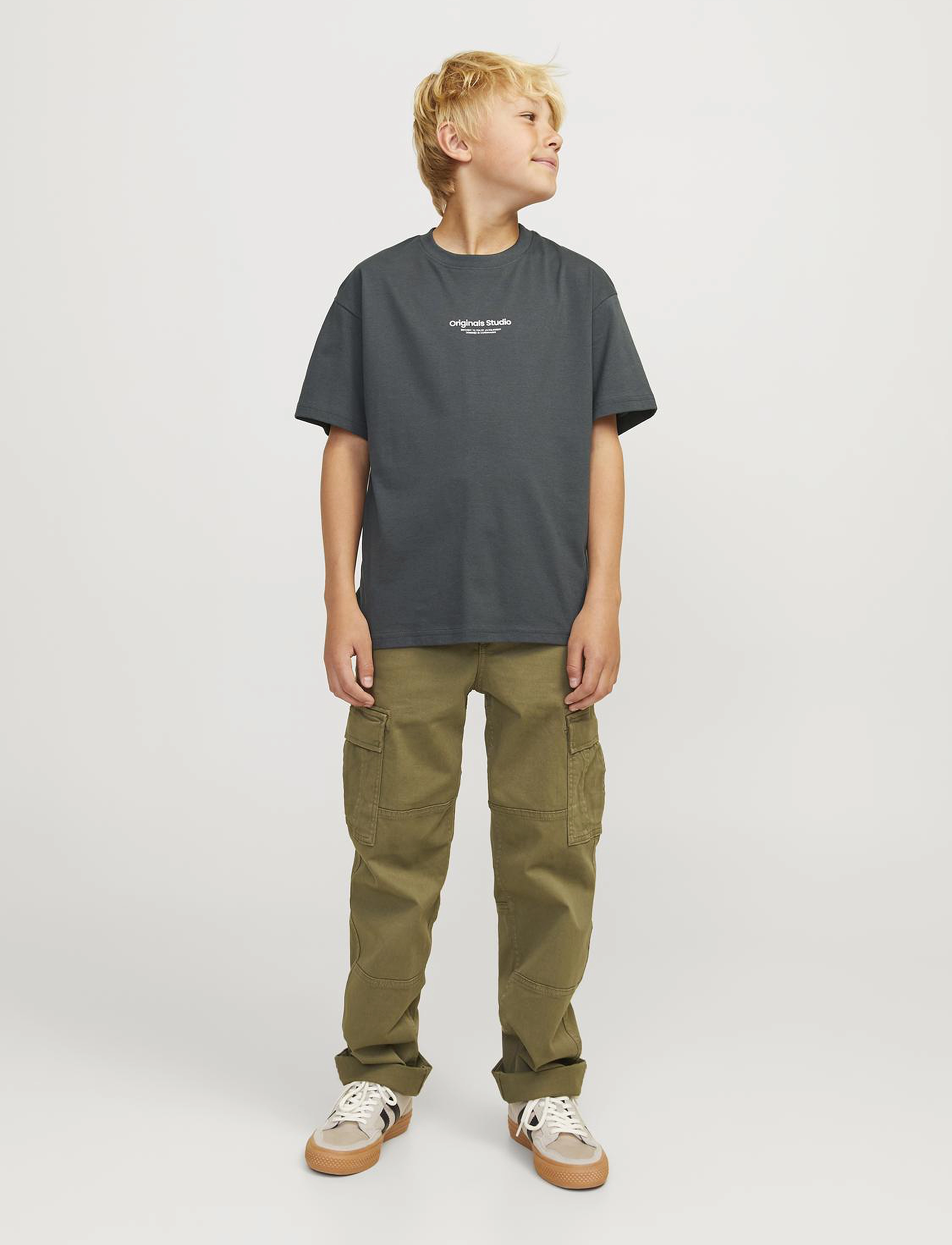 Jack & Jones - JORVESTERBRO TEE SS CREW NECK NOOS JNR - forest river - 5