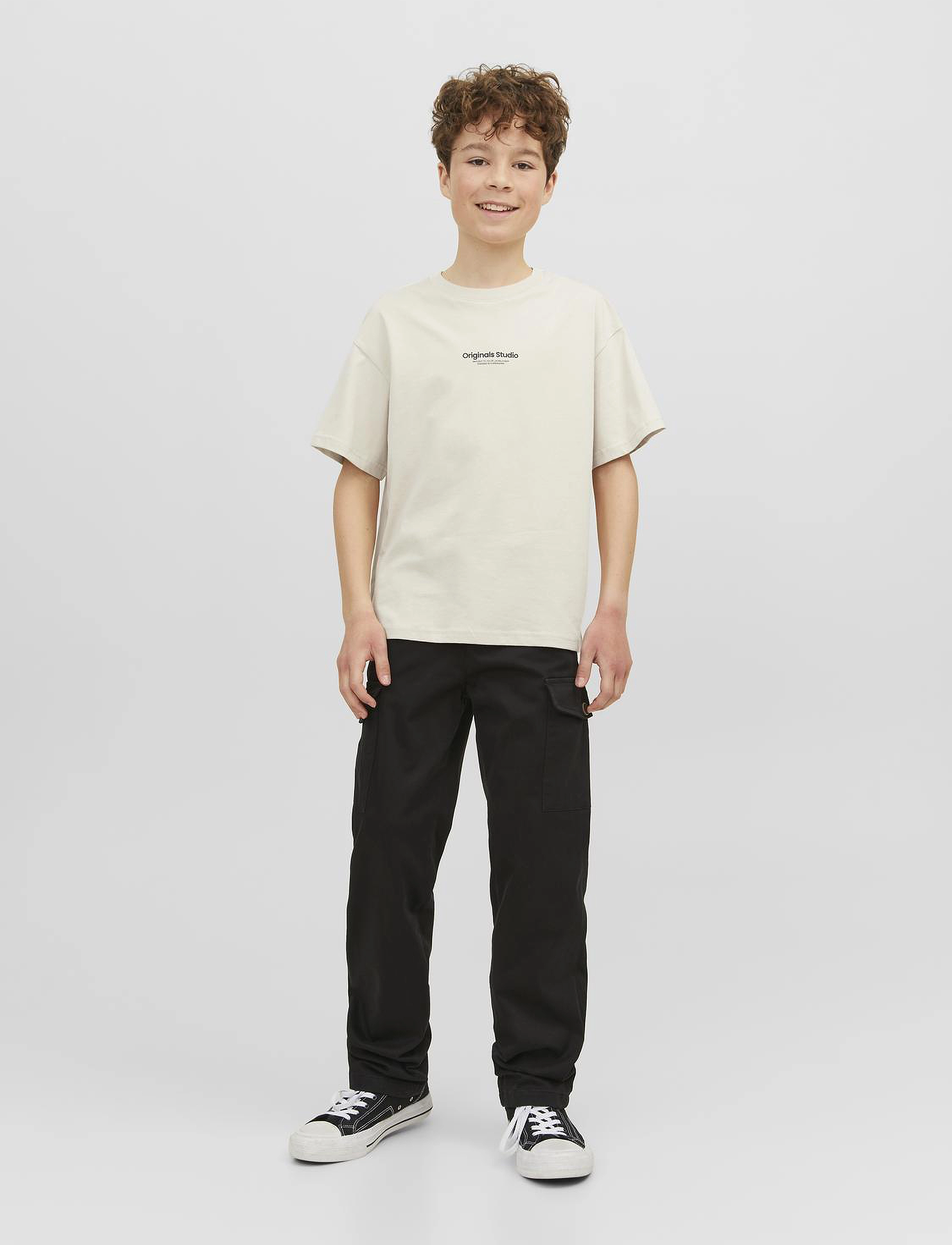 Jack & Jones - JORVESTERBRO TEE SS CREW NECK NOOS JNR - moonbeam - 5