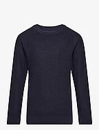 JPRBLAANDERSON KNIT STRUCTURE CREW JNR - MARITIME BLUE