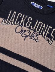 Jack & Jones - JORTRIBECA BLOCK KNIT CREW NECK JNR - tröjor - navy blazer - 2