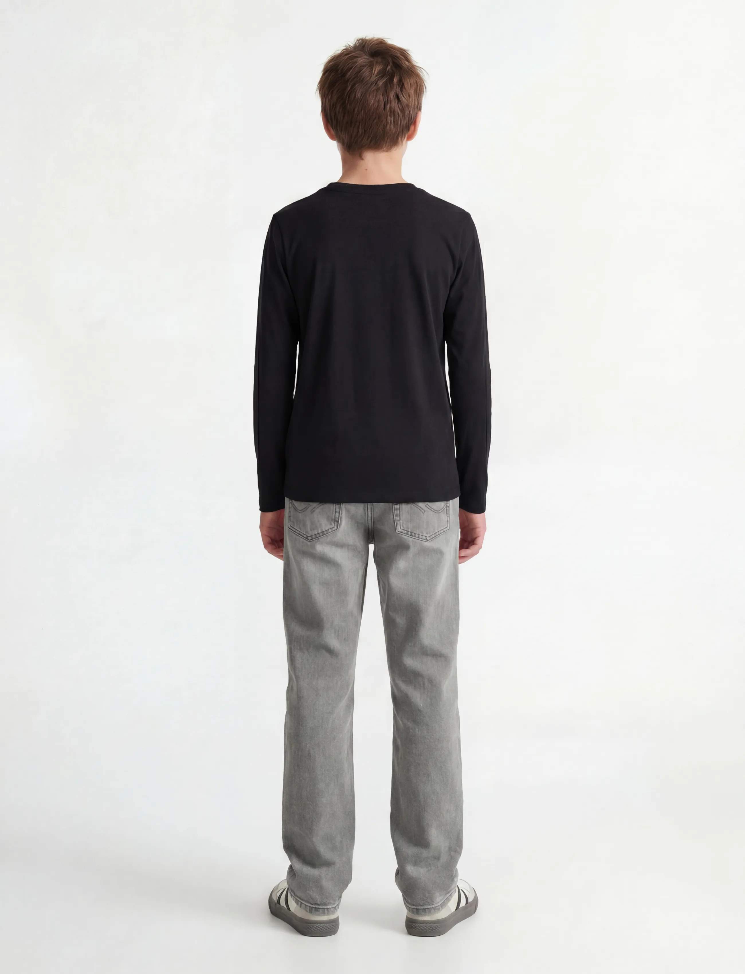 Jack & Jones - JJECORP LOGO TEE PLAY LS O-NECK NOOS JNR - langærmede t-shirts - black - 3