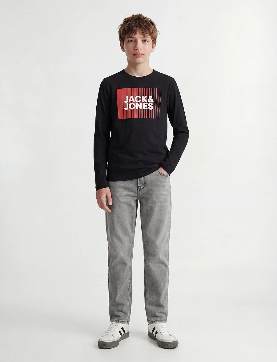 Jack & Jones - JJECORP LOGO TEE PLAY LS O-NECK NOOS JNR - t-shirts à manches longues - black - 4