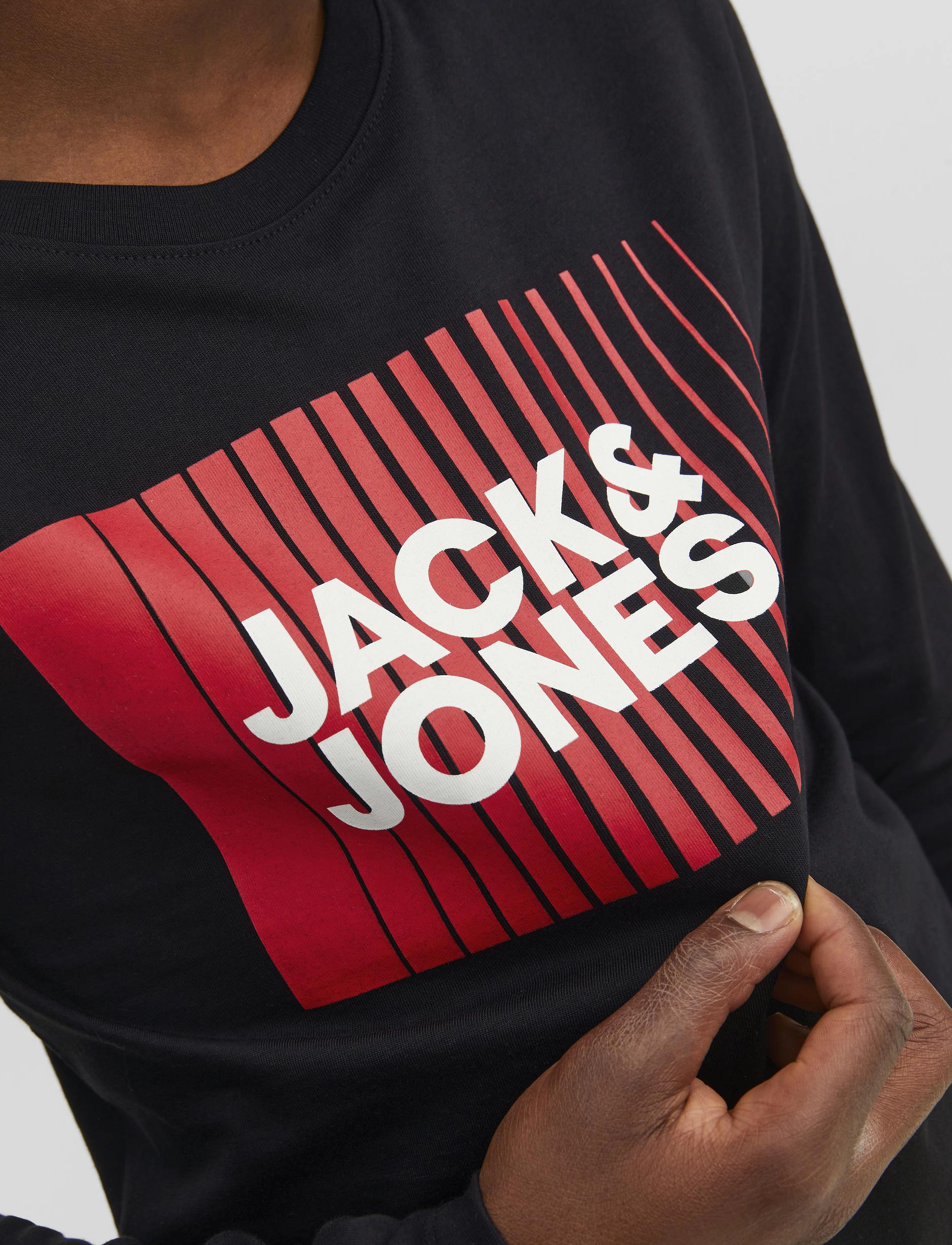 Jack & Jones - JJECORP LOGO TEE PLAY LS O-NECK NOOS JNR - langærmede t-shirts - black - 5