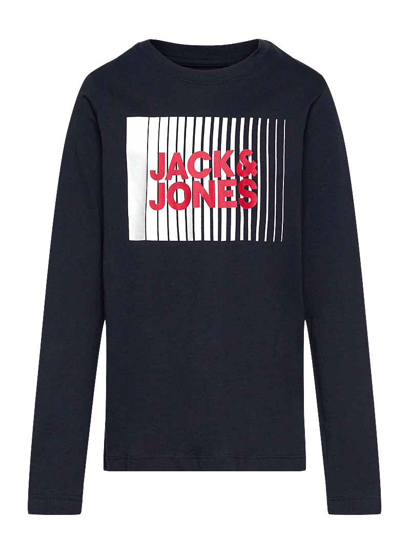 Jack & Jones - JJECORP LOGO TEE PLAY LS O-NECK NOOS JNR - t-shirts à manches longues - navy blazer - 1