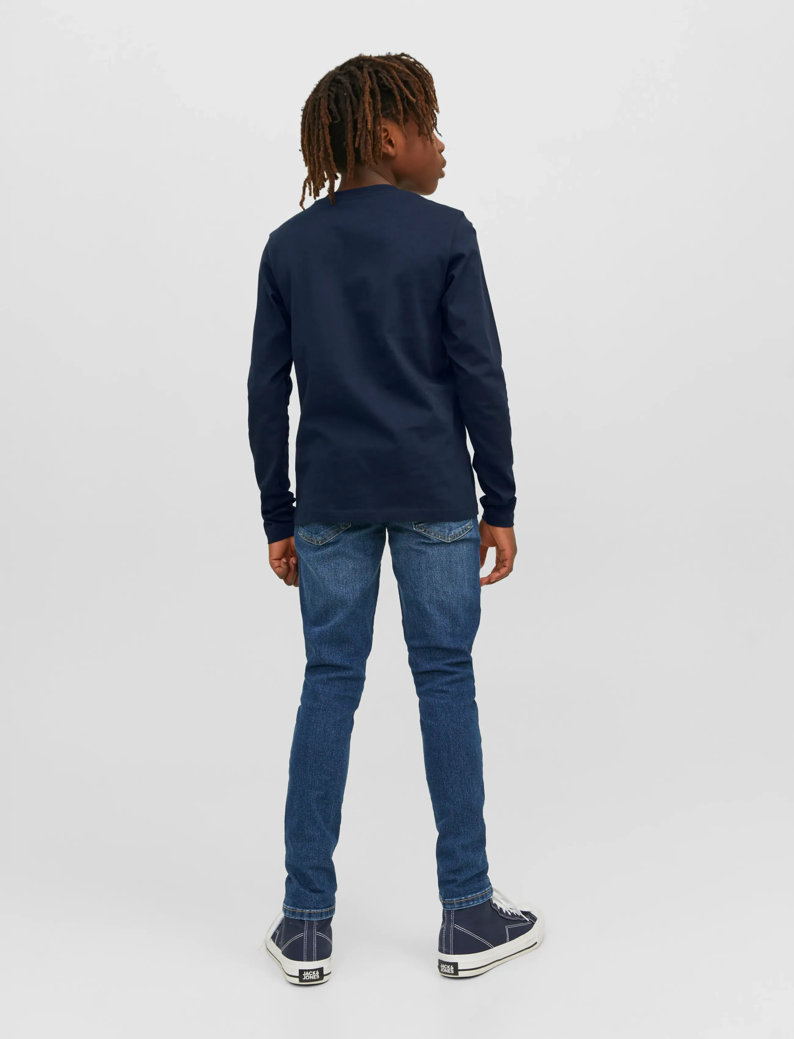 Jack & Jones - JJECORP LOGO TEE PLAY LS O-NECK NOOS JNR - langärmelig - navy blazer - 3
