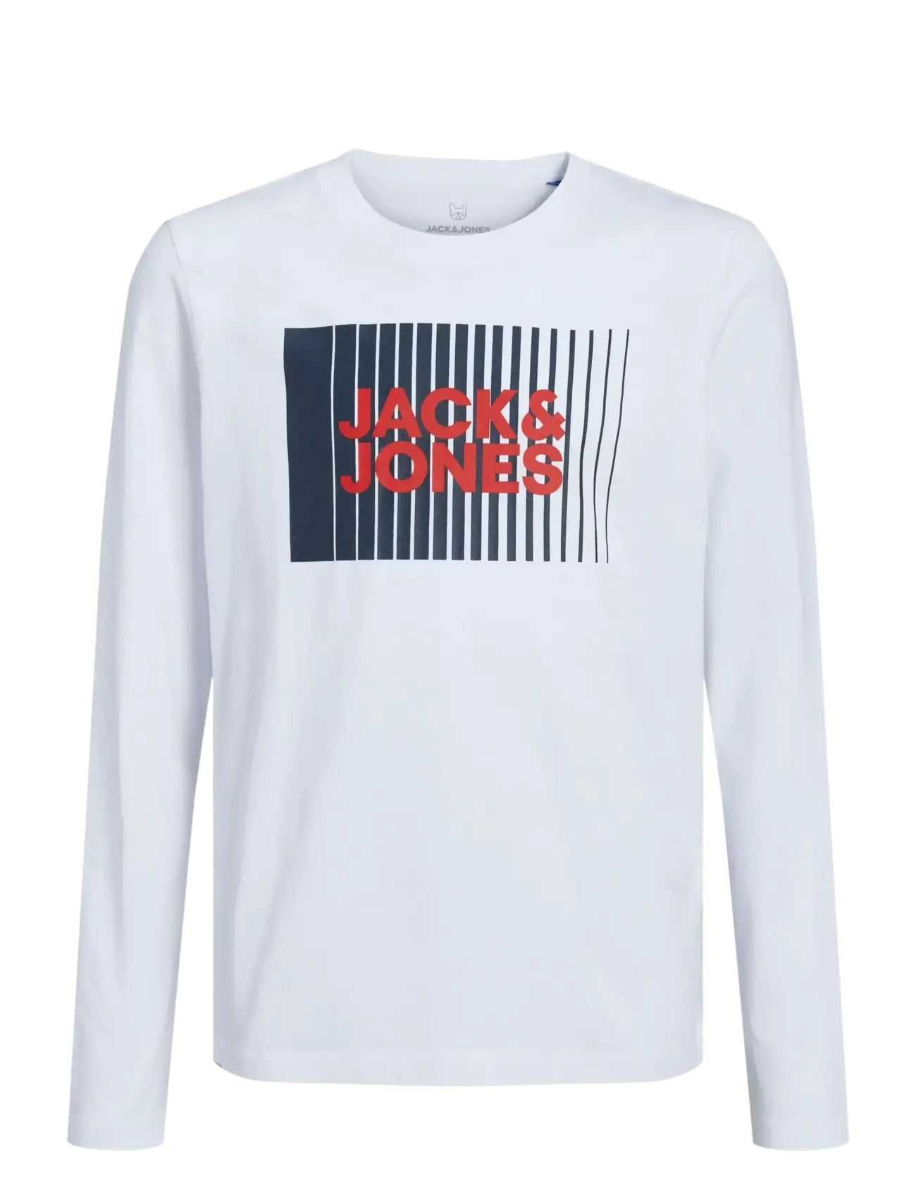 Jack & Jones JJECORP LOGO TEE PLAY LS O-NECK NOOS JNR - Pluusid - WHITE / white