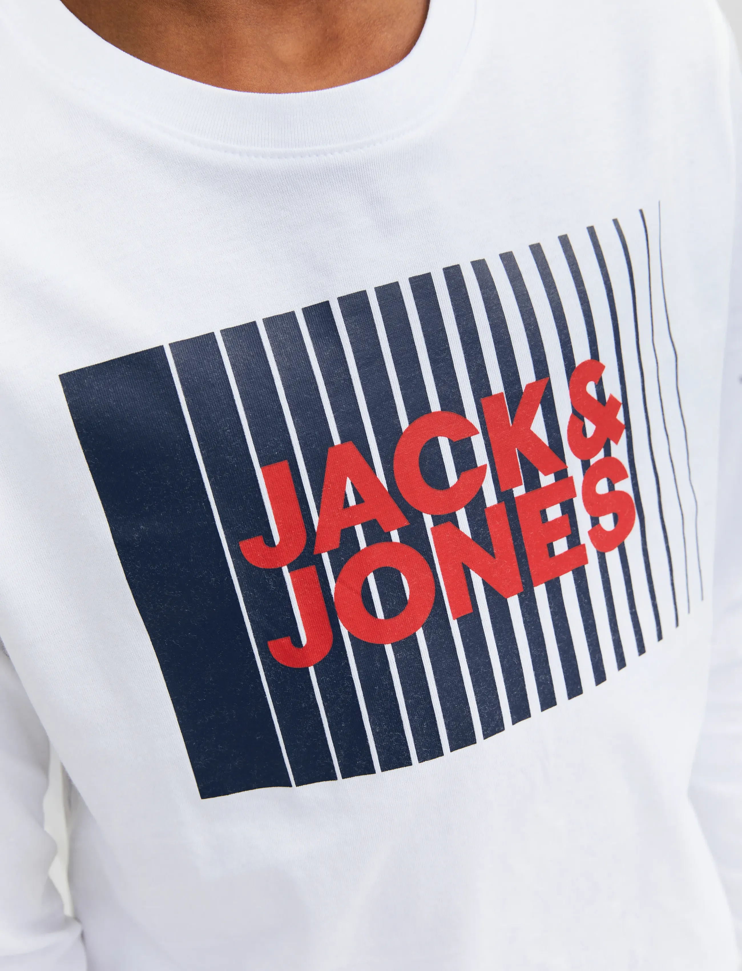 Jack & Jones - JJECORP LOGO TEE PLAY LS O-NECK NOOS JNR - pikkade varrukatega t-särgid - white - 3