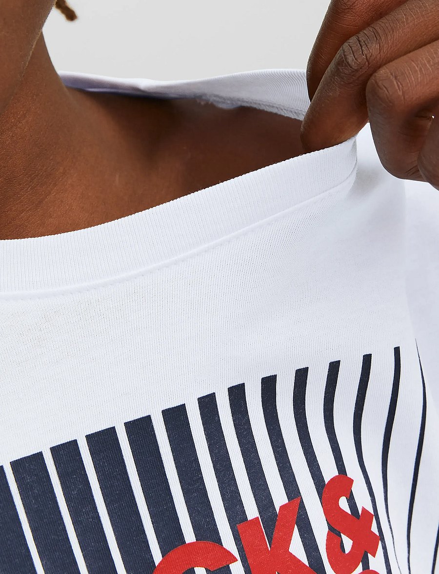 Jack & Jones - JJECORP LOGO TEE PLAY LS O-NECK NOOS JNR - t-shirts à manches longues - white - 5