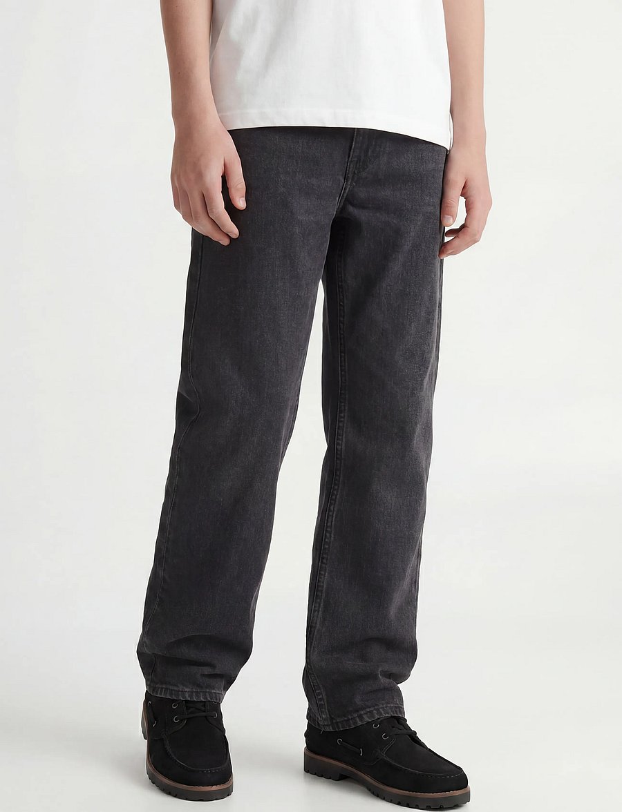 Jack & Jones - JJIALEX JJORIGINAL AKM 823 NOOS JNR - loose jeans - black denim - 0