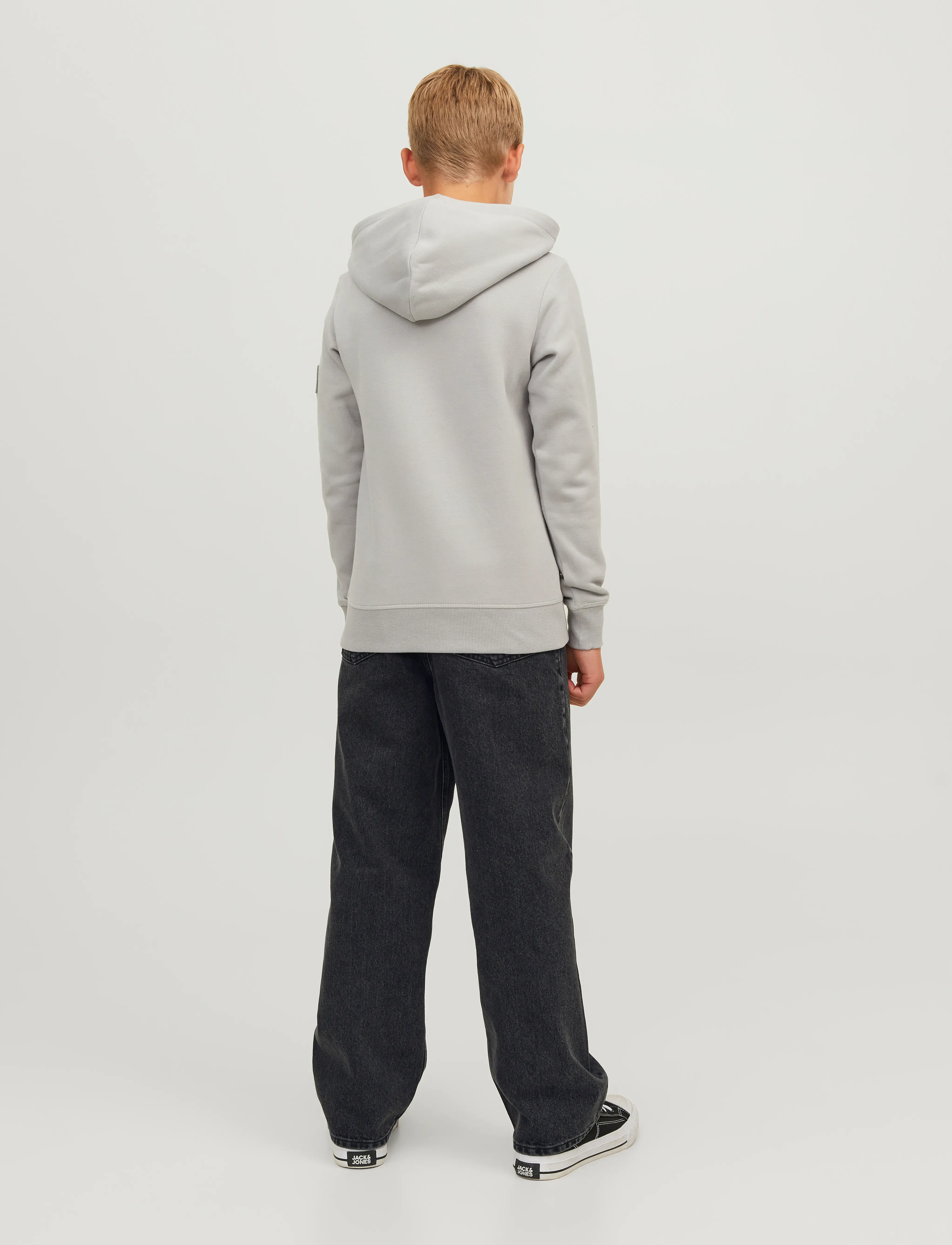 Jack & Jones - JJIALEX JJORIGINAL AKM 823 NOOS JNR - platėjantys apačioje - black denim - 3