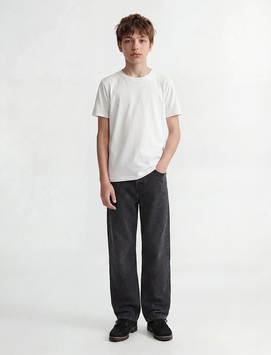 Jack & Jones - JJIALEX JJORIGINAL AKM 823 NOOS JNR - loose jeans - black denim - 4
