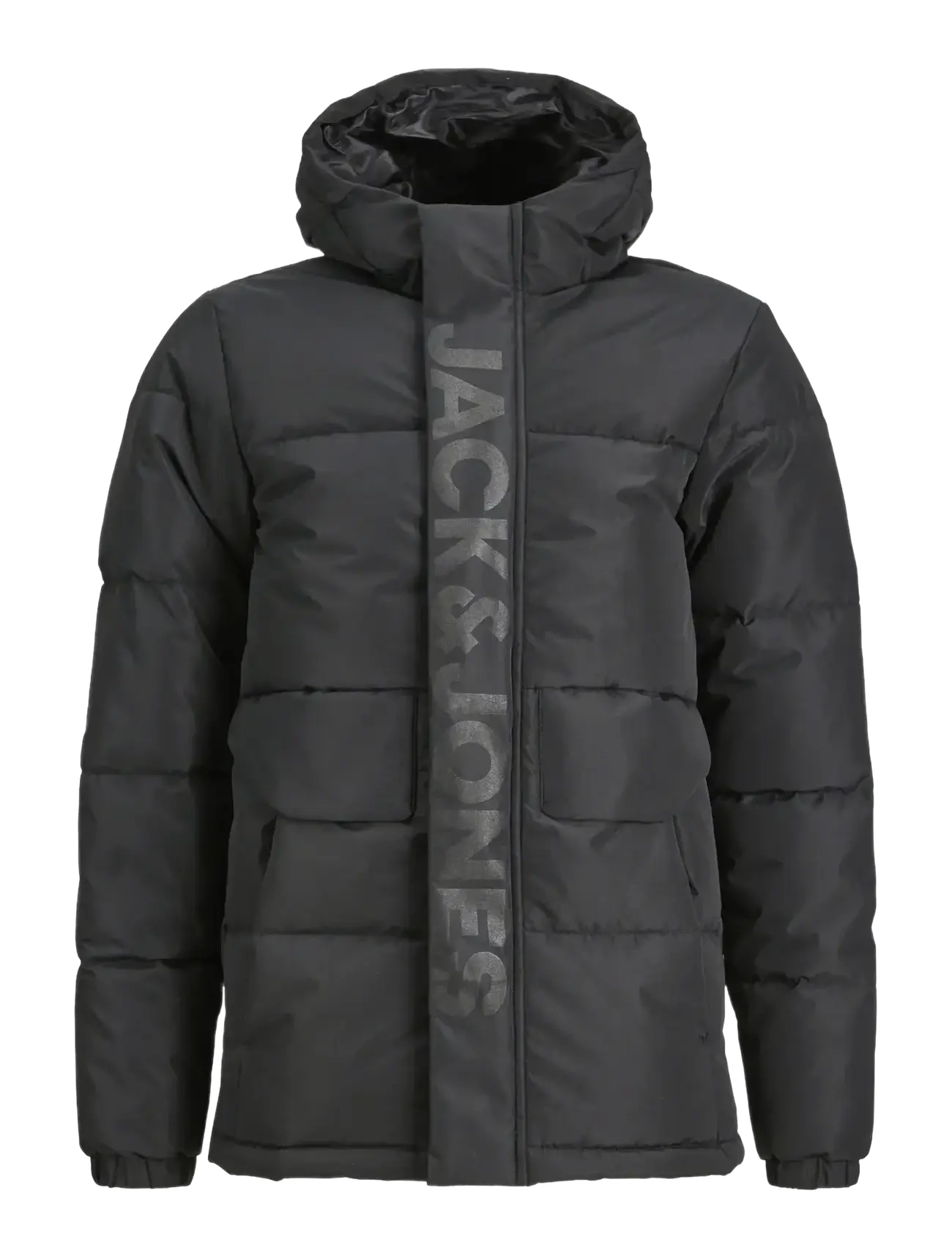 Jack & Jones JCOSPEED PUFFER SN JNR - Vinterjakker - BLACK / black