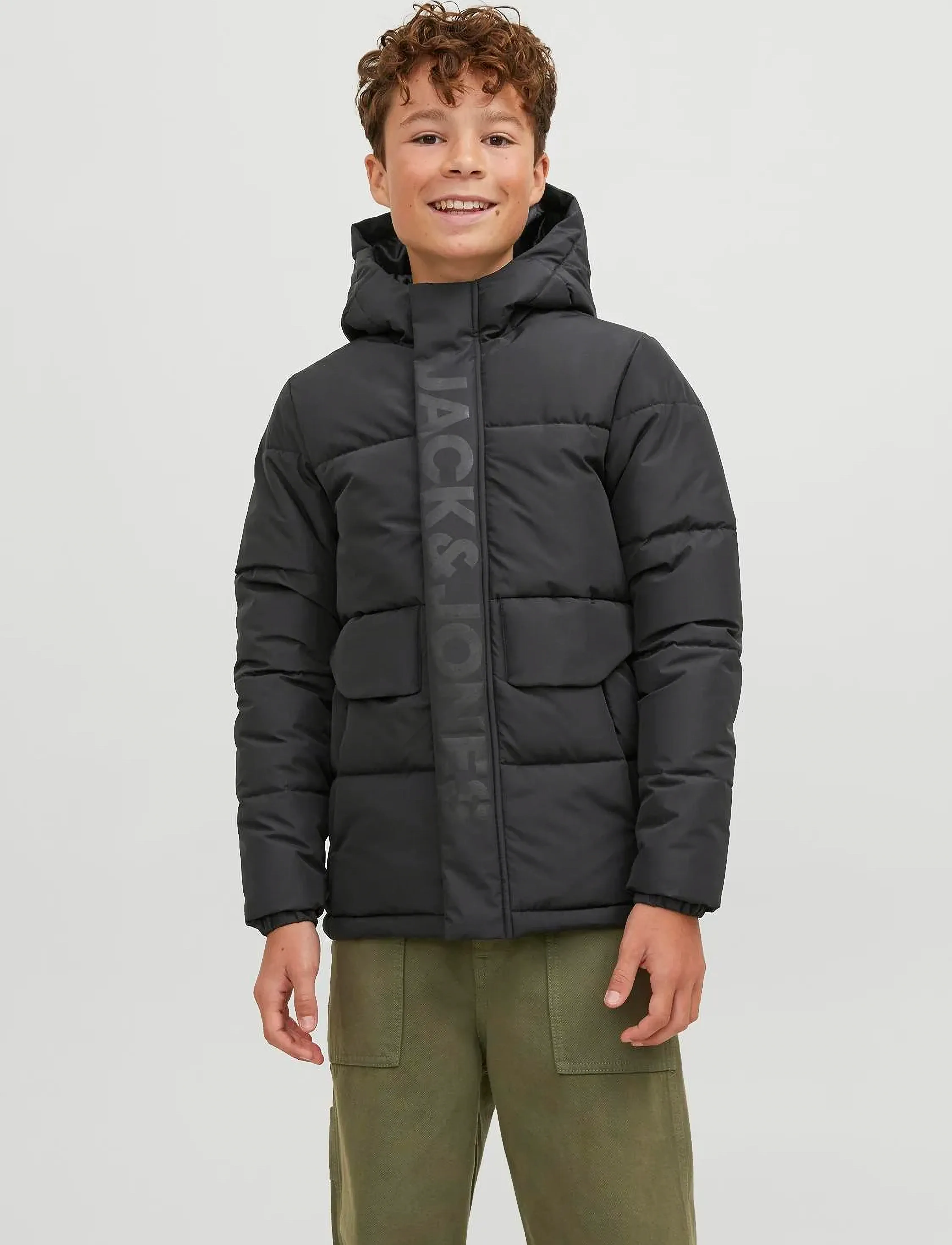 Jack & Jones - JCOSPEED PUFFER SN JNR - winterjacke - black - 0