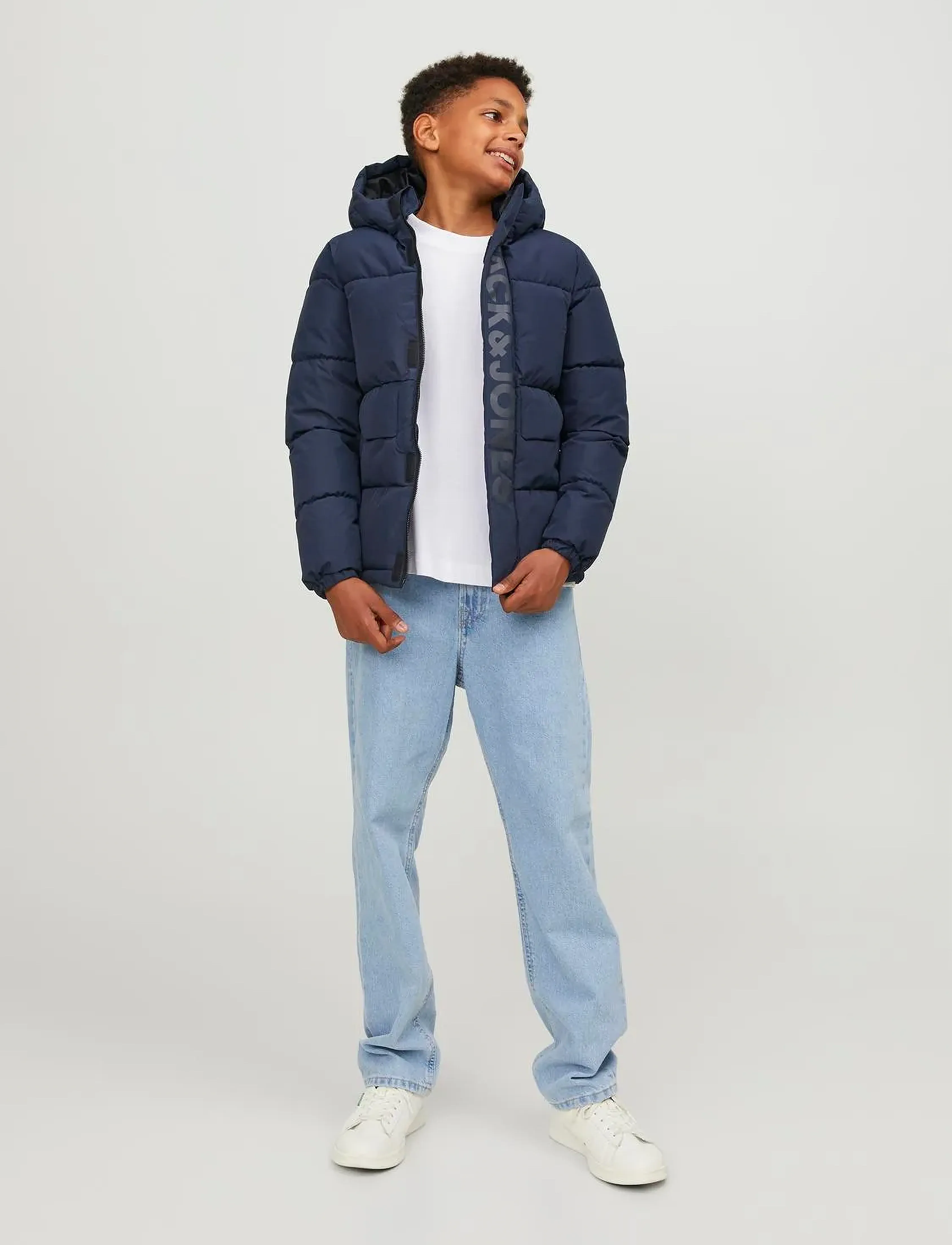 Jack & Jones - JCOSPEED PUFFER SN JNR - vinterjakker - navy blazer - 3