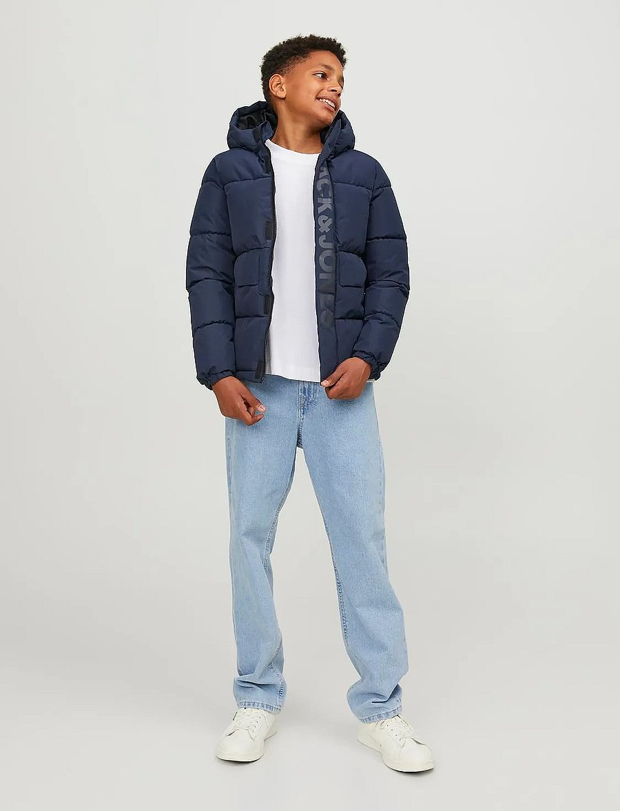 Jack & Jones - JCOSPEED PUFFER SN JNR - vinterjakker - navy blazer - 3