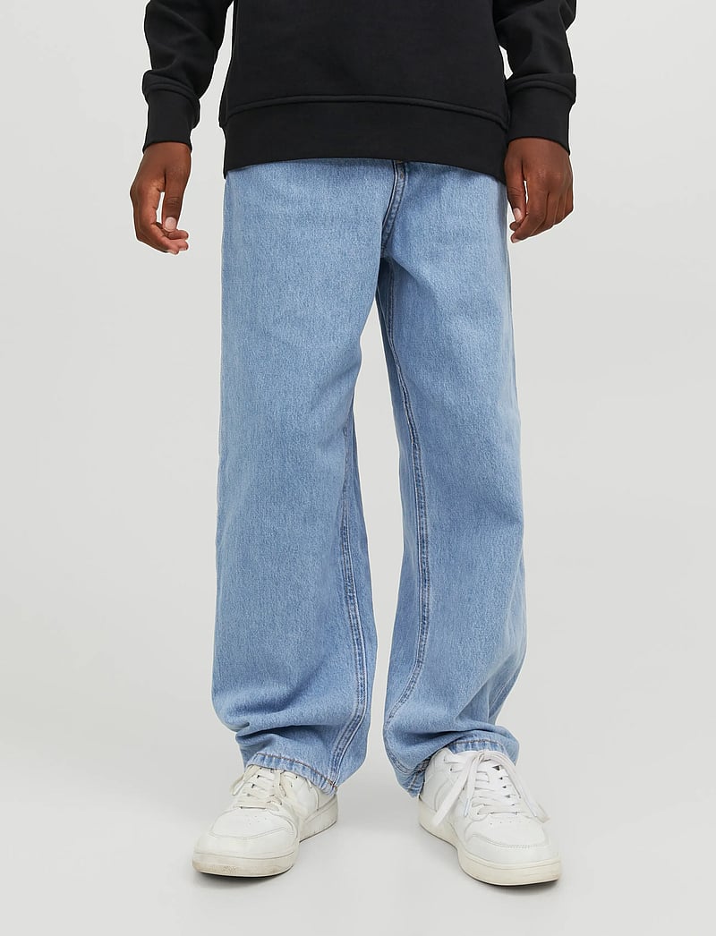 Jack & Jones - JJIALEX JJORIGINAL AKM 710 NOOS JNR - hosen mit weitem bein - blue denim - 0