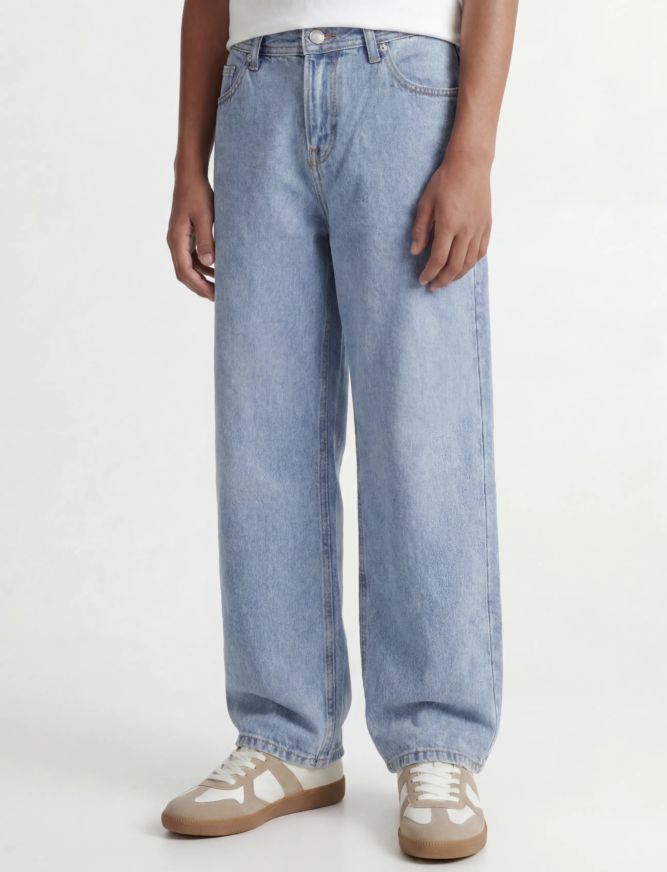 Jack & Jones - JJIALEX JJORIGINAL AKM 710 NOOS JNR - jeans met wijde pijpen - blue denim - 0