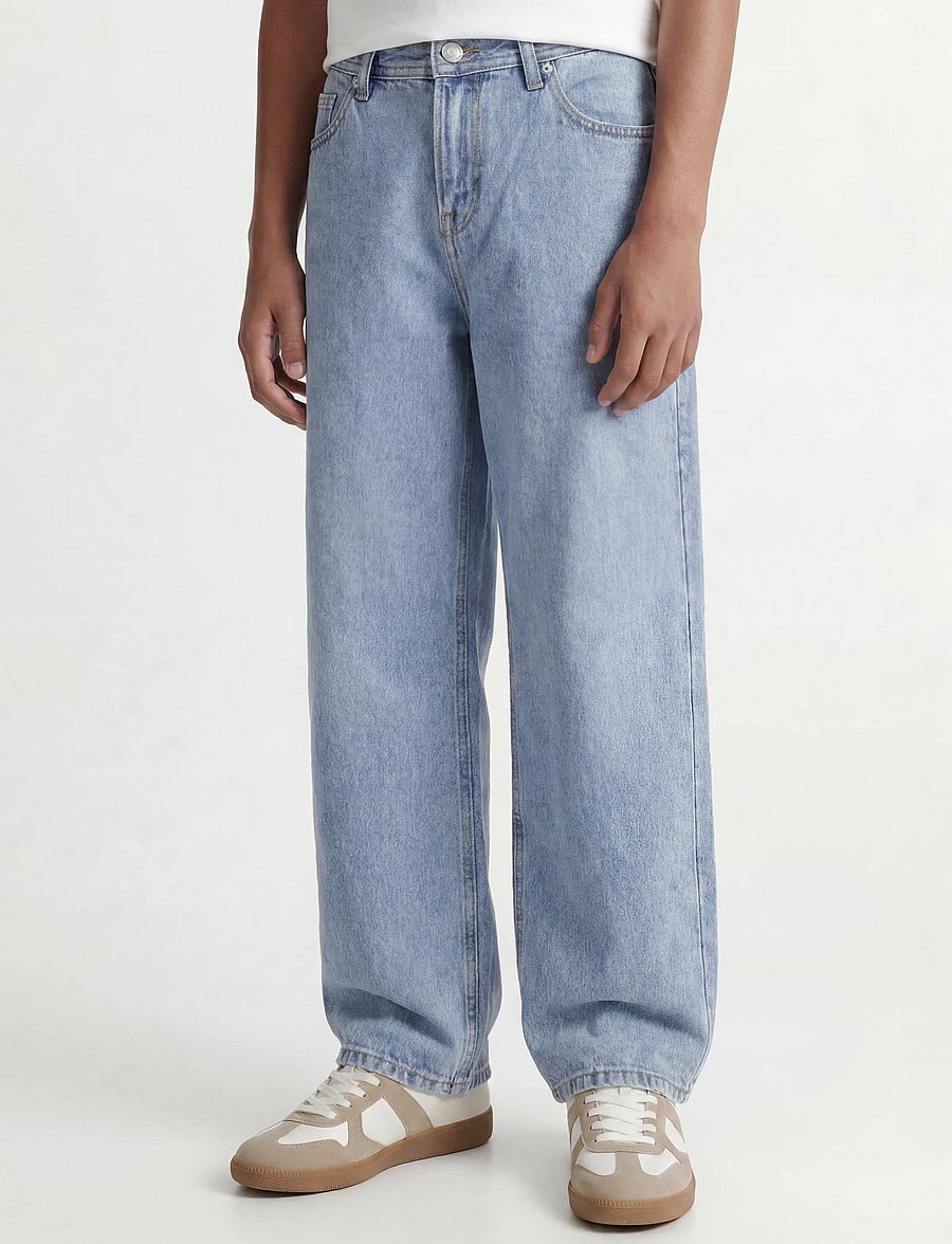 Jack & Jones - JJIALEX JJORIGINAL AKM 710 NOOS JNR - jeans met wijde pijpen - blue denim - 0