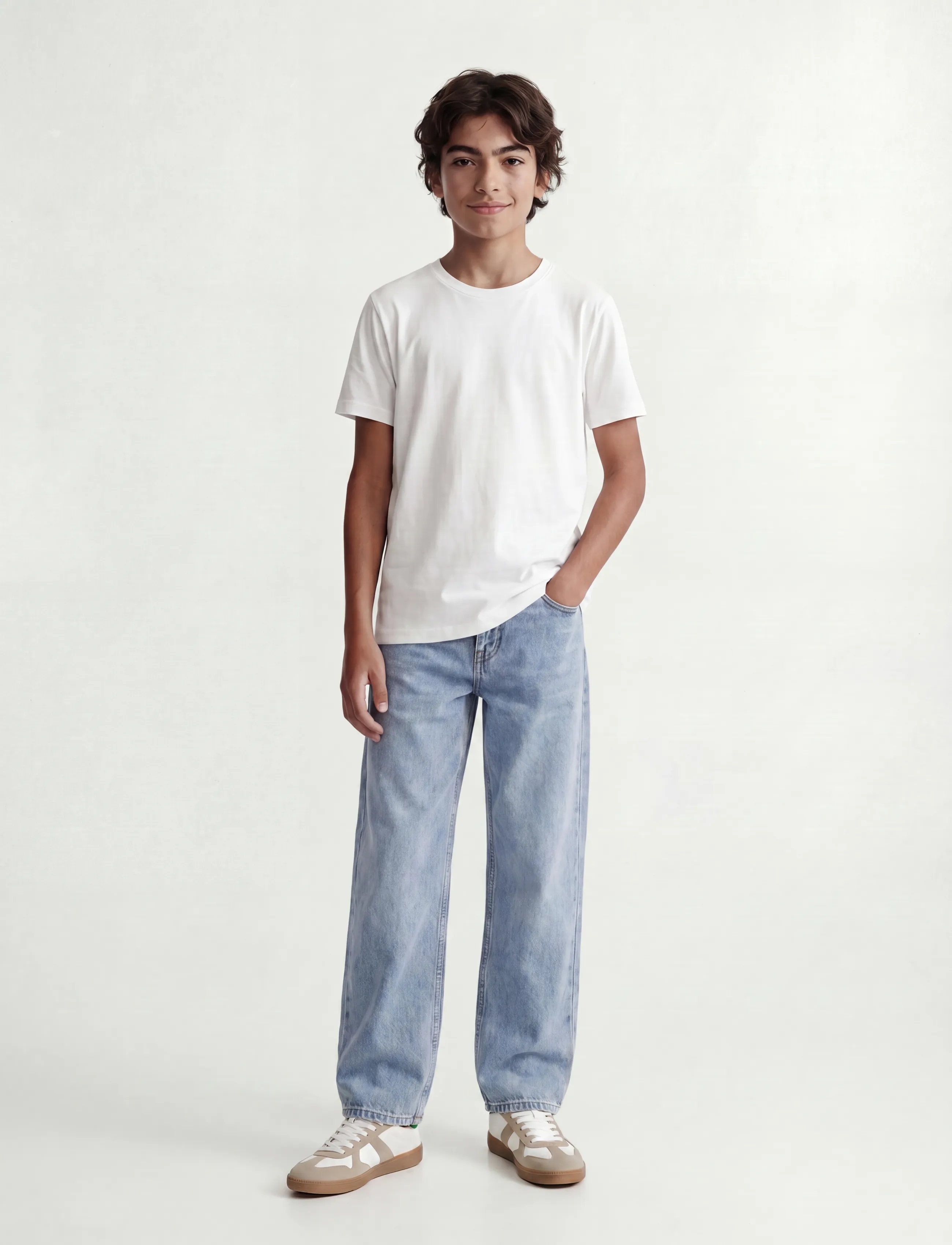 Jack & Jones - JJIALEX JJORIGINAL AKM 710 NOOS JNR - jeans met wijde pijpen - blue denim - 4