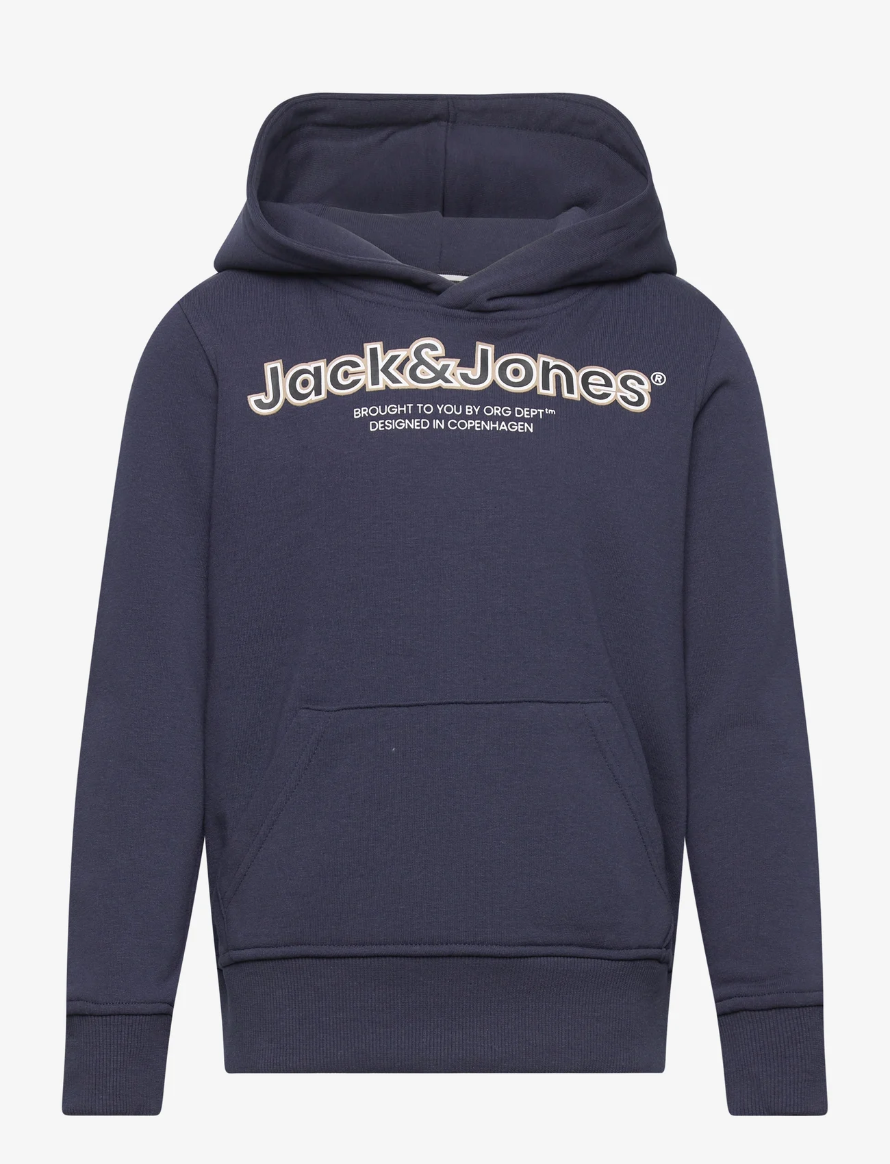 Jack & Jones - JORLAKEWOOD SWEAT HOOD BF JNR - bluzy z kapturem - navy blazer - 0