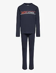 Jack & Jones - JACJAXON LS TEE AND PANTS SET JNR - sets with long-sleeved t-shirt - navy blazer - 0