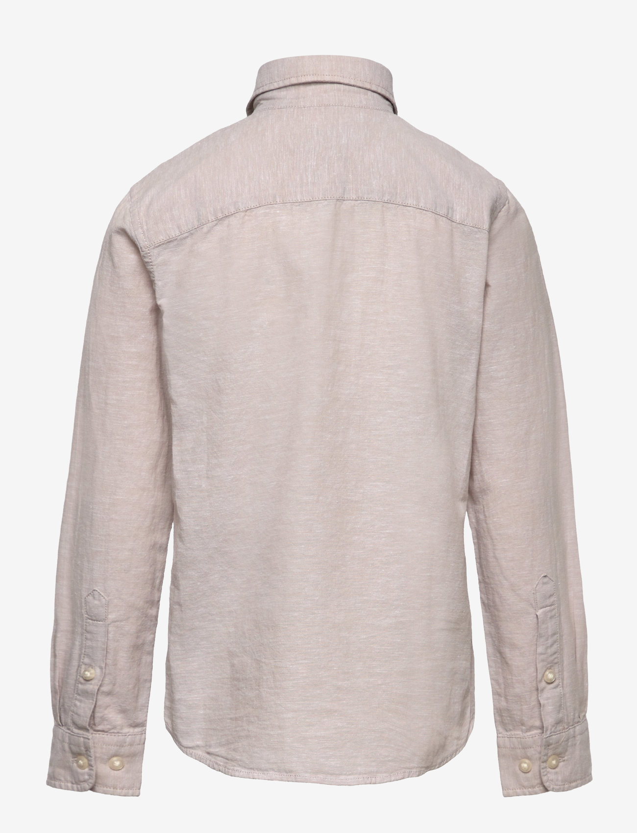 Jack & Jones - JJELINEN BLEND SHIRT LS SN JNR - long-sleeved shirts - crockery - 2