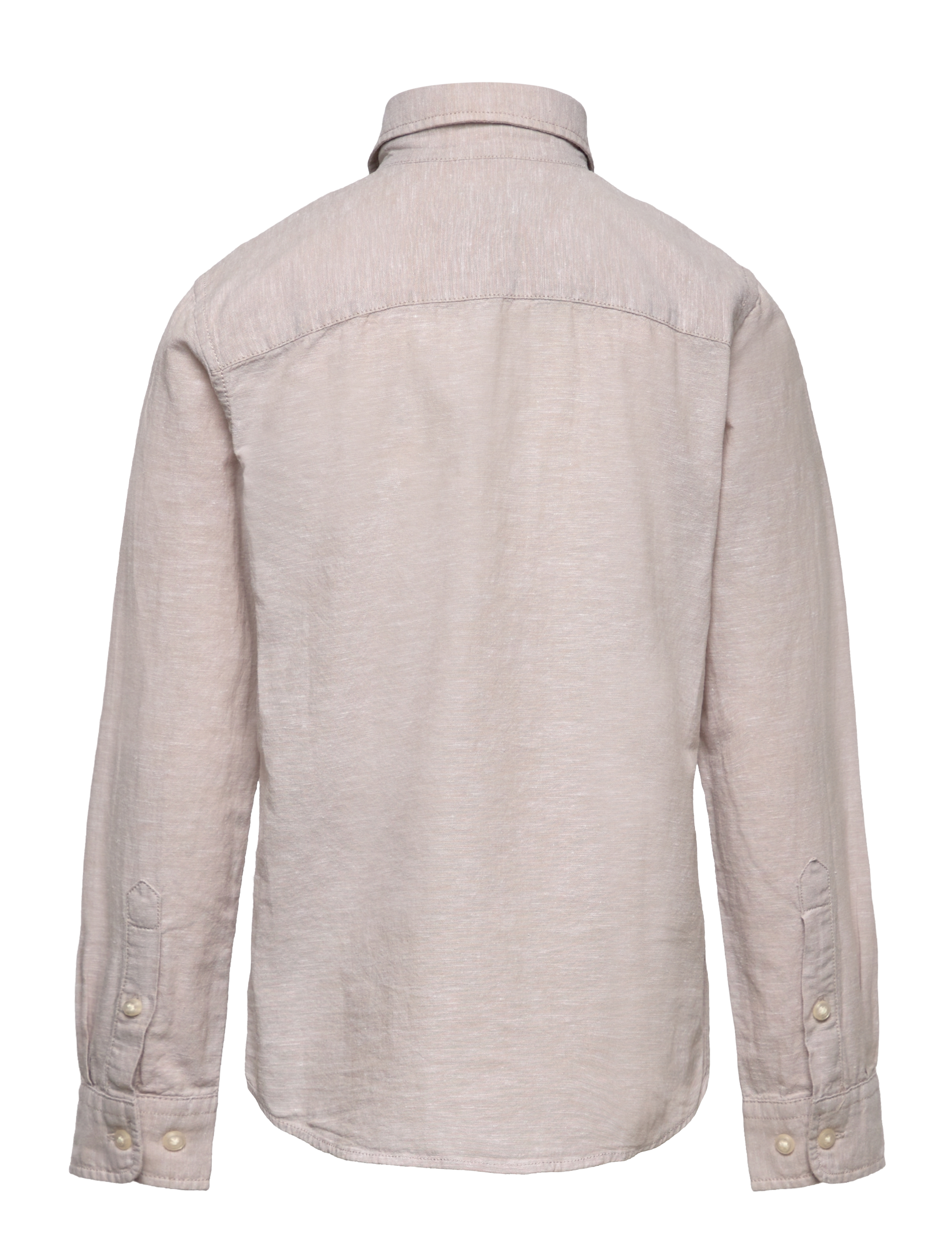 Jack & Jones - JJELINEN BLEND SHIRT LS SN JNR - crockery - 2