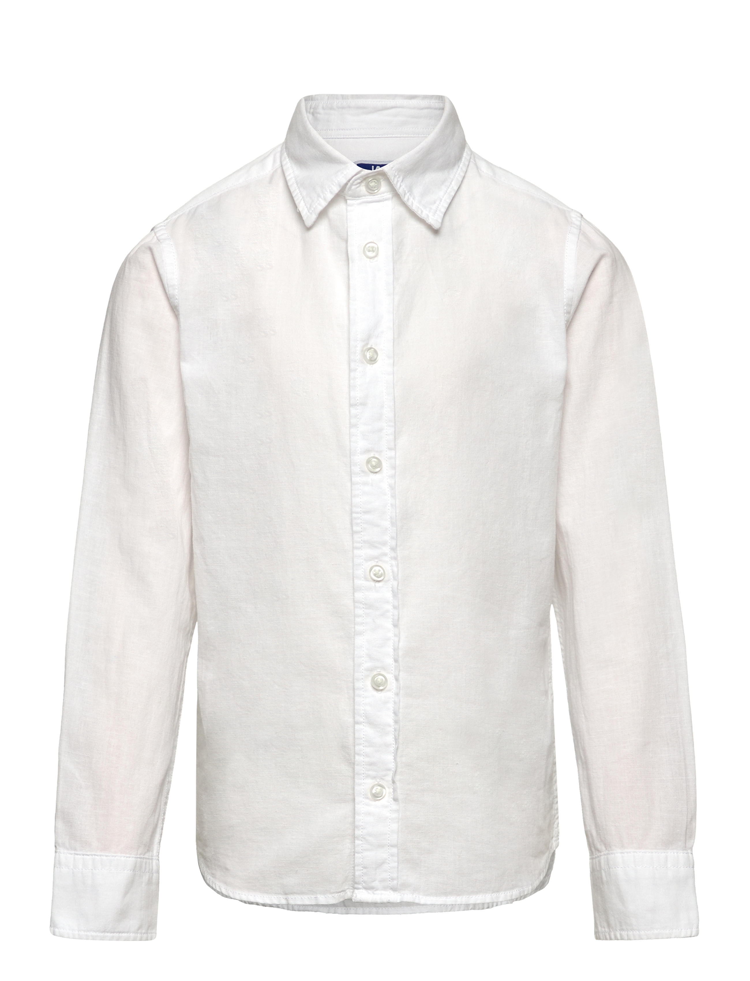 Jack & Jones - JJELINEN BLEND SHIRT LS SN JNR - white - 1
