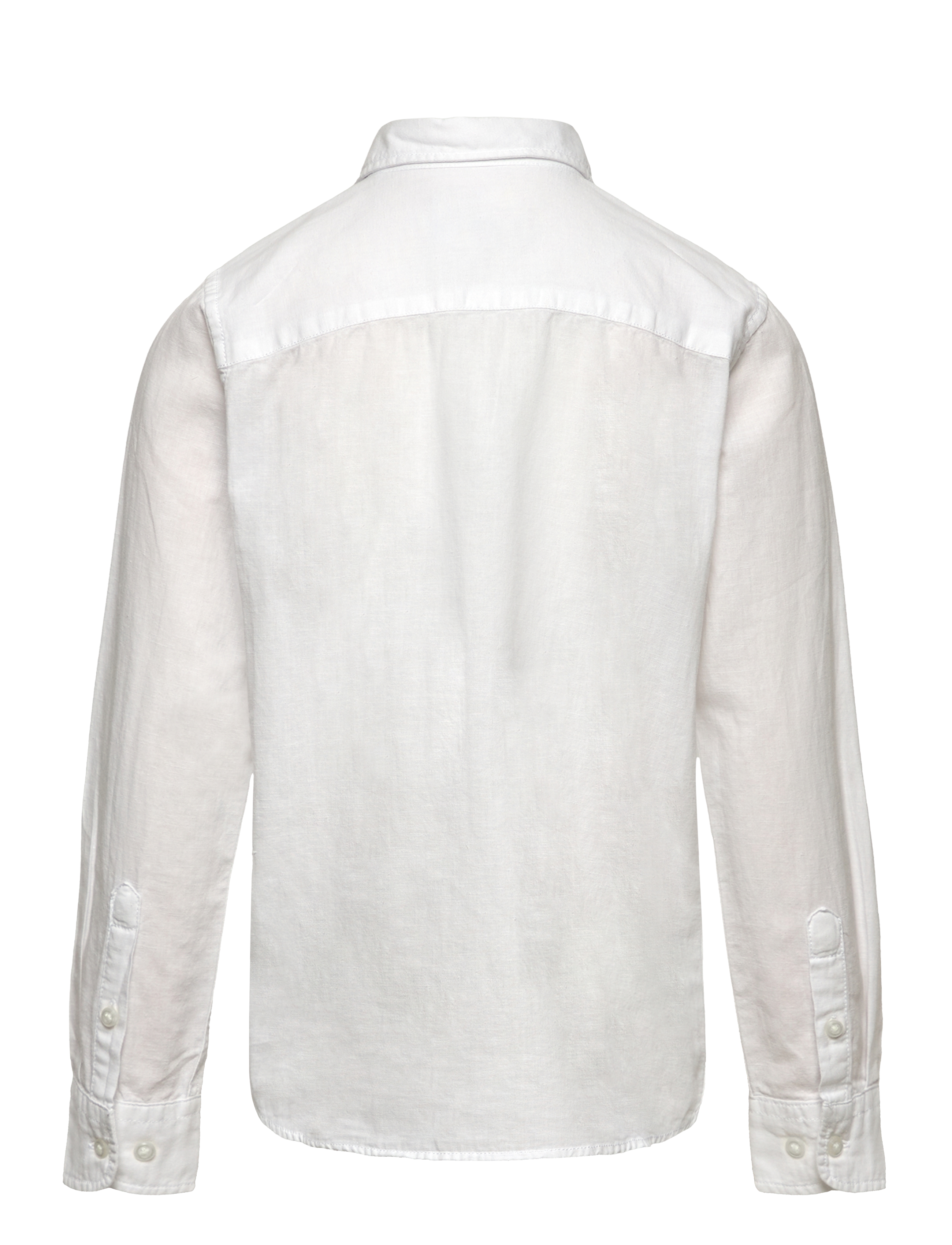 Jack & Jones - JJELINEN BLEND SHIRT LS SN JNR - white - 2