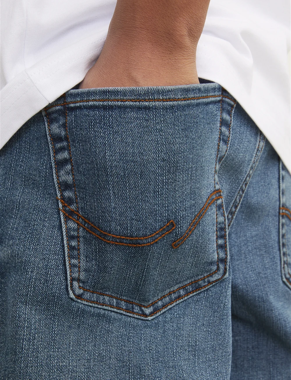 Jack & Jones - JJICLARK JJORIGINAL SQ 223 NOOS JNR - regular jeans - blue denim - 4