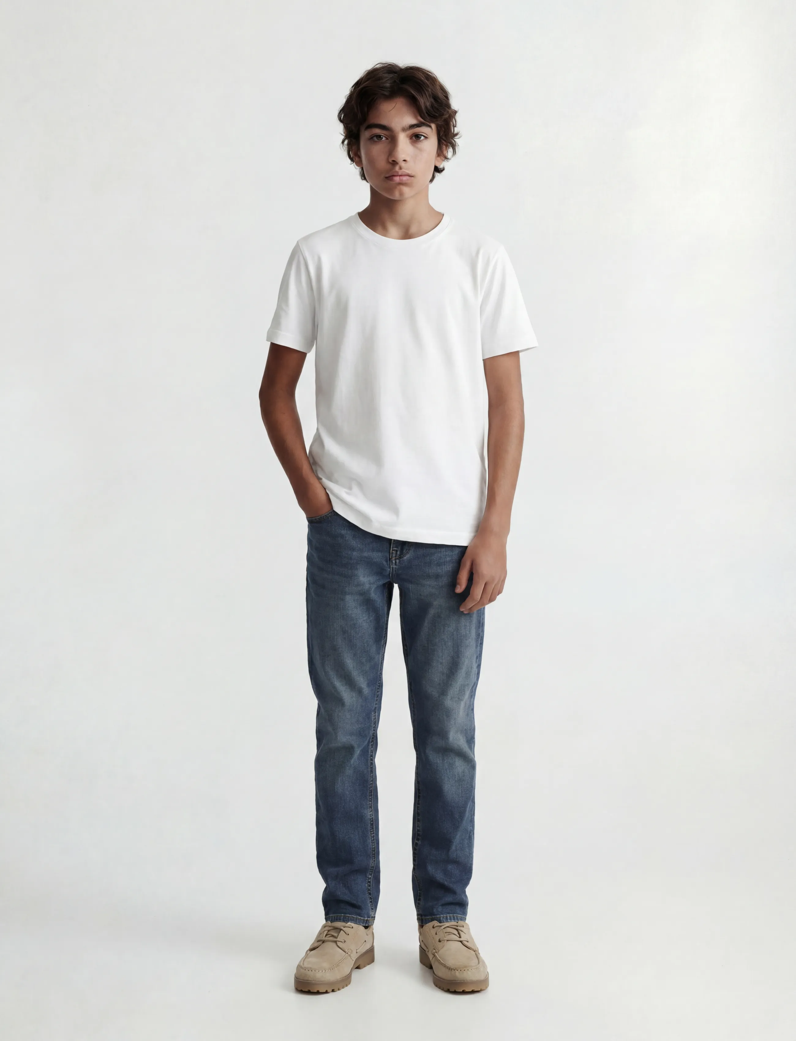 Jack & Jones - JJICLARK JJORIGINAL SQ 223 NOOS JNR - regular jeans - blue denim - 4