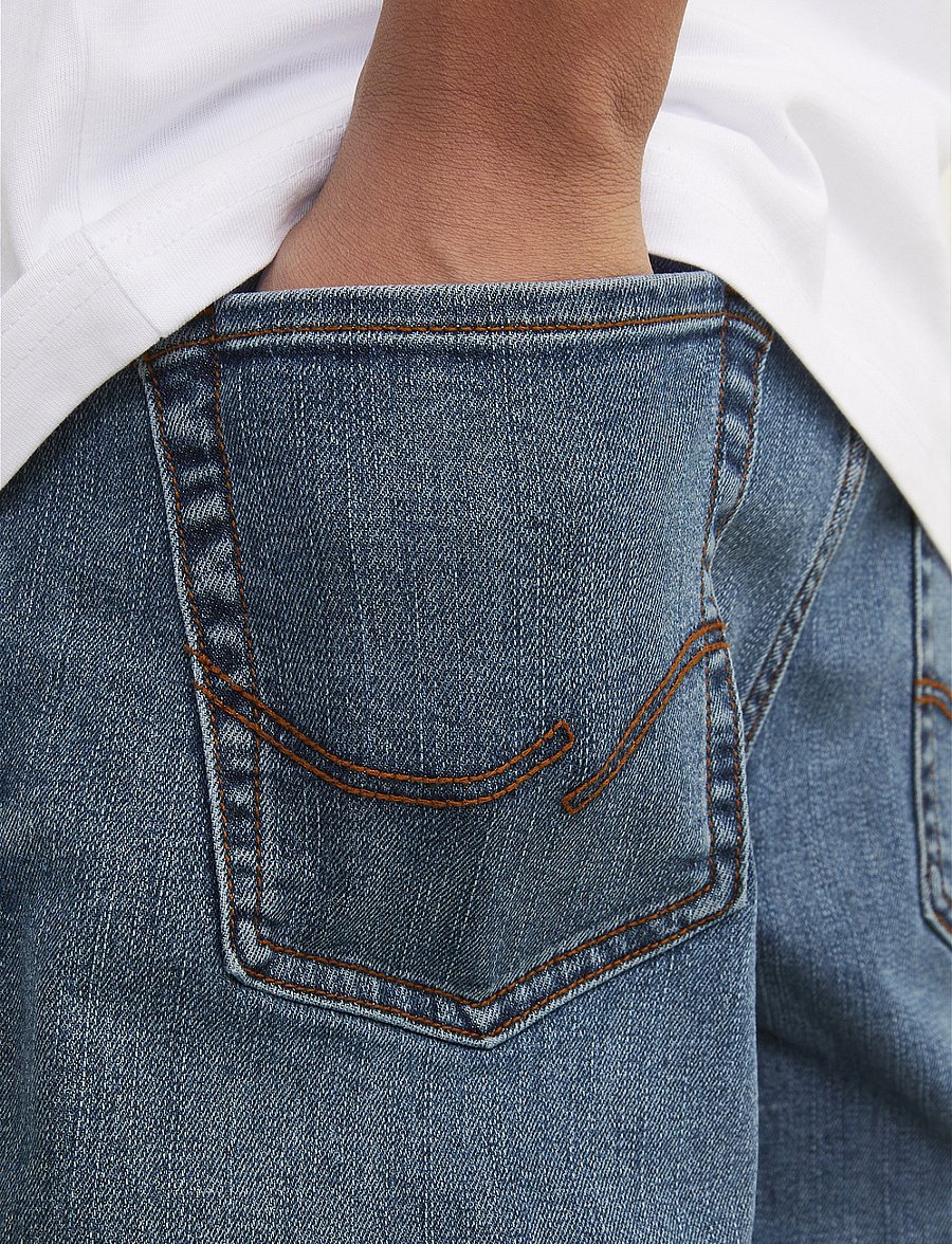 Jack & Jones - JJICLARK JJORIGINAL SQ 223 NOOS JNR - regular jeans - blue denim - 4
