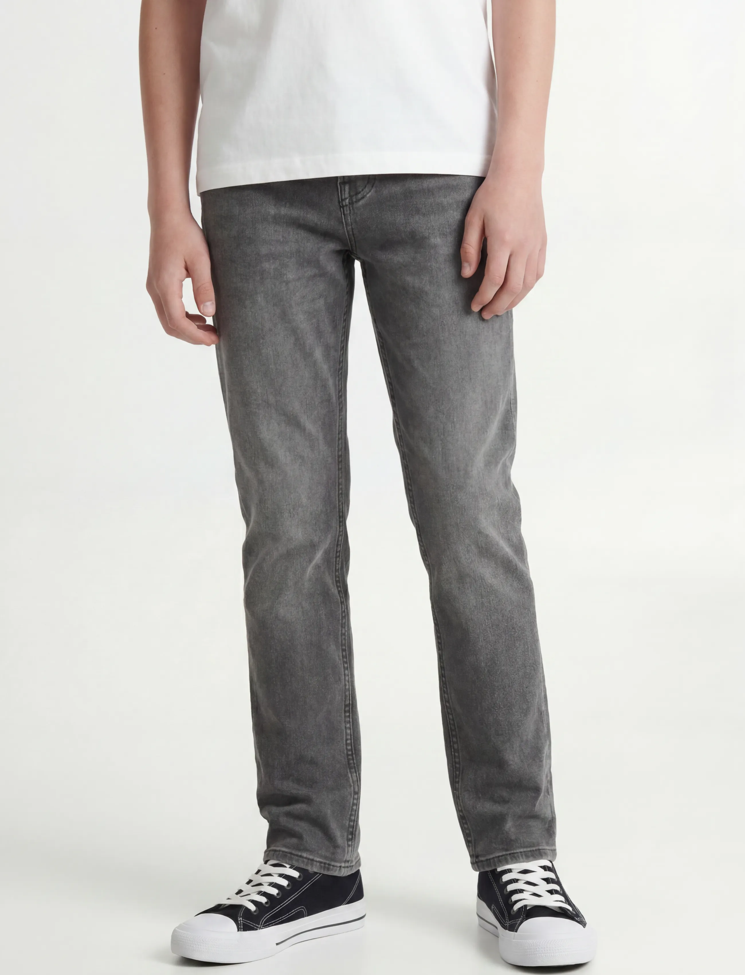 Jack & Jones JJICLARK JJORIGINAL SQ 349 NOOS JNR - Regular jeans - GREY DENIM / grey