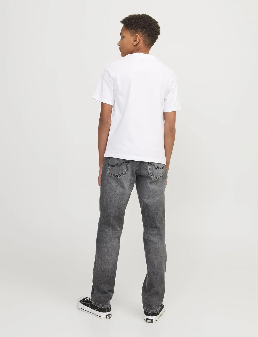 Jack & Jones - JJICLARK JJORIGINAL SQ 349 NOOS JNR - regular jeans - grey denim - 3