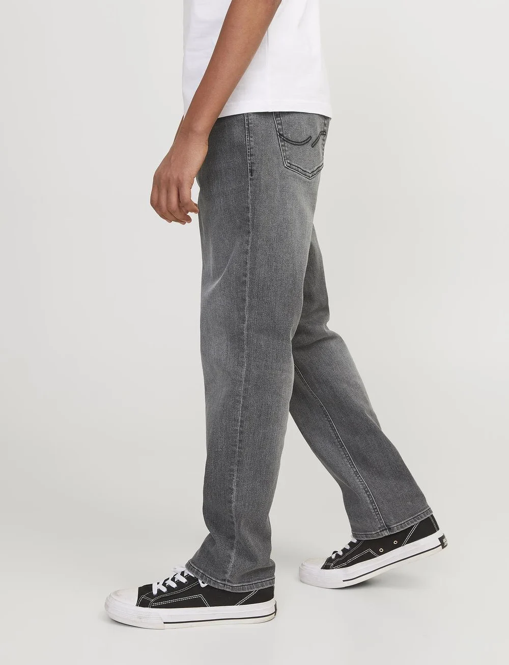 Jack & Jones - JJICLARK JJORIGINAL SQ 349 NOOS JNR - regular jeans - grey denim - 4