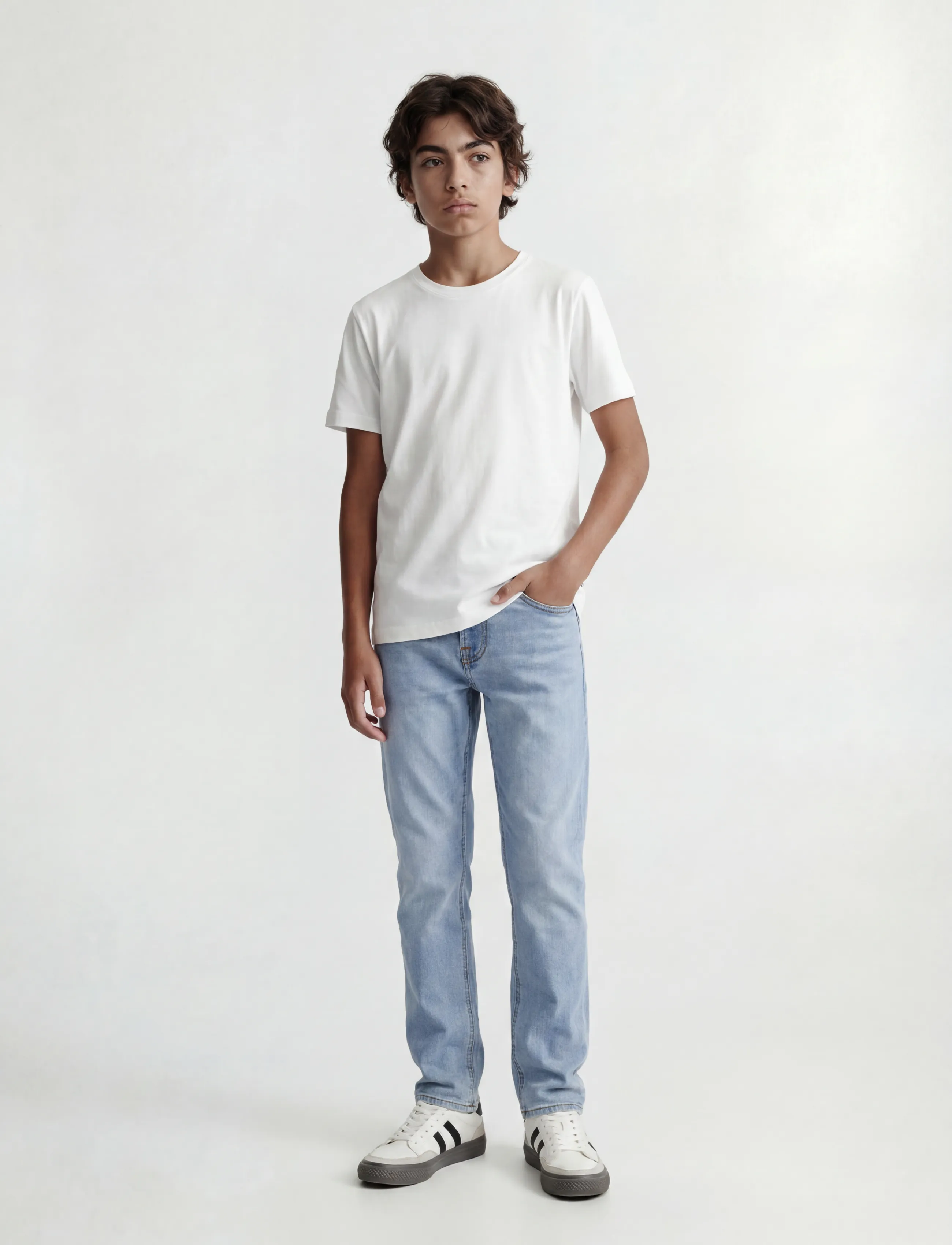 Jack & Jones - JJICLARK JJORIGINAL SQ 702 NOOS JNR - regular jeans - blue denim - 4