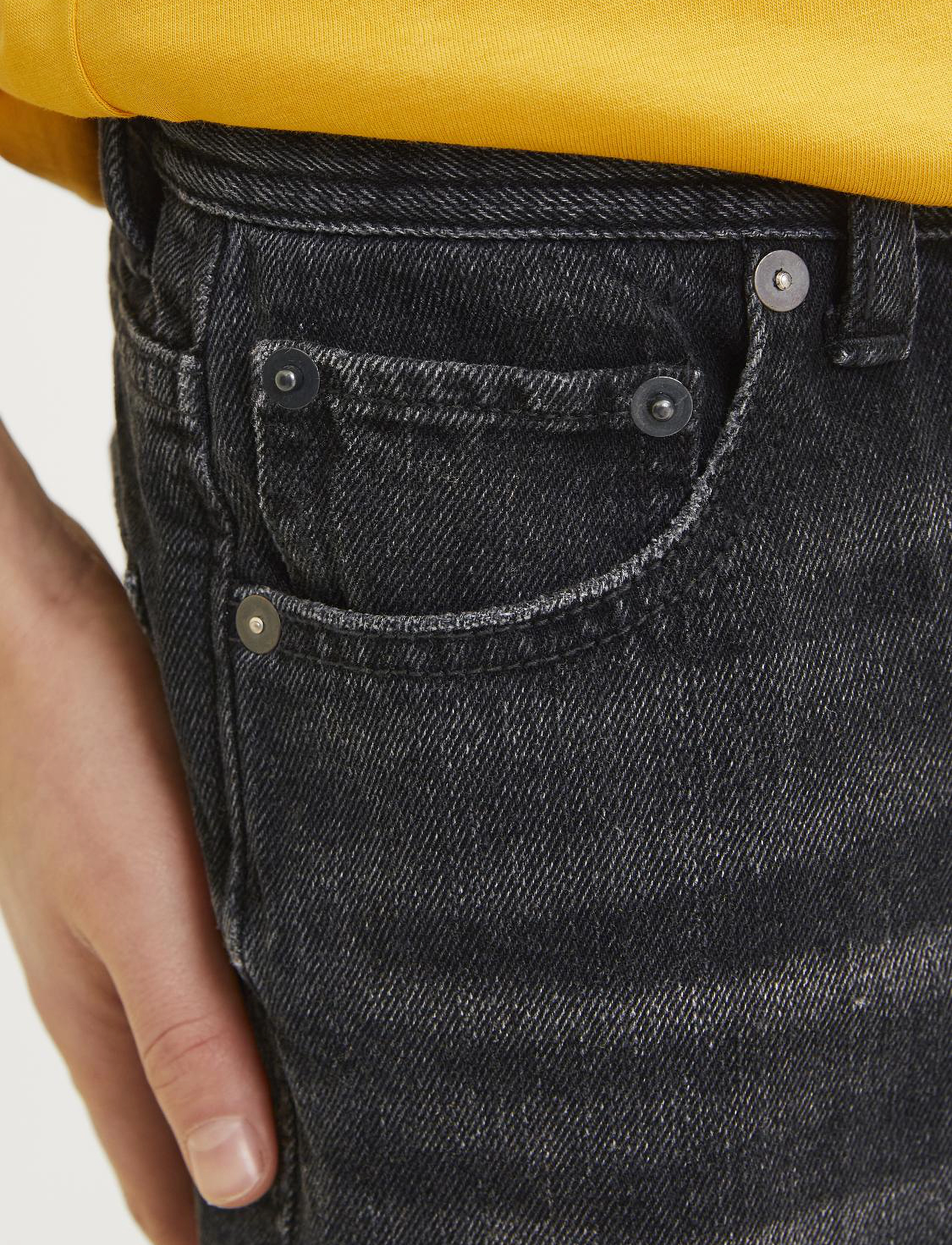 Jack & Jones - JJICHRIS JJORIGINAL SQ 602 NOOS JNR - regular jeans - black denim - 5