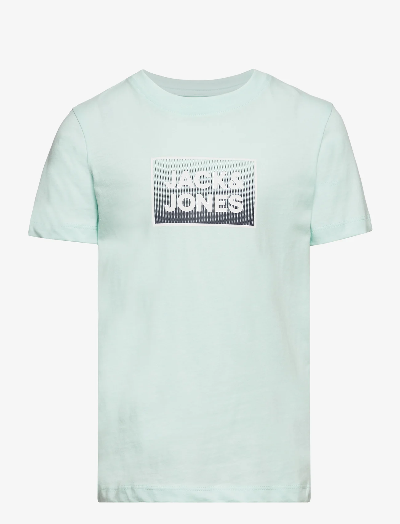 Jack & Jones - JJSTEEL TEE SS JNR - short-sleeved t-shirts - soothing sea - 0