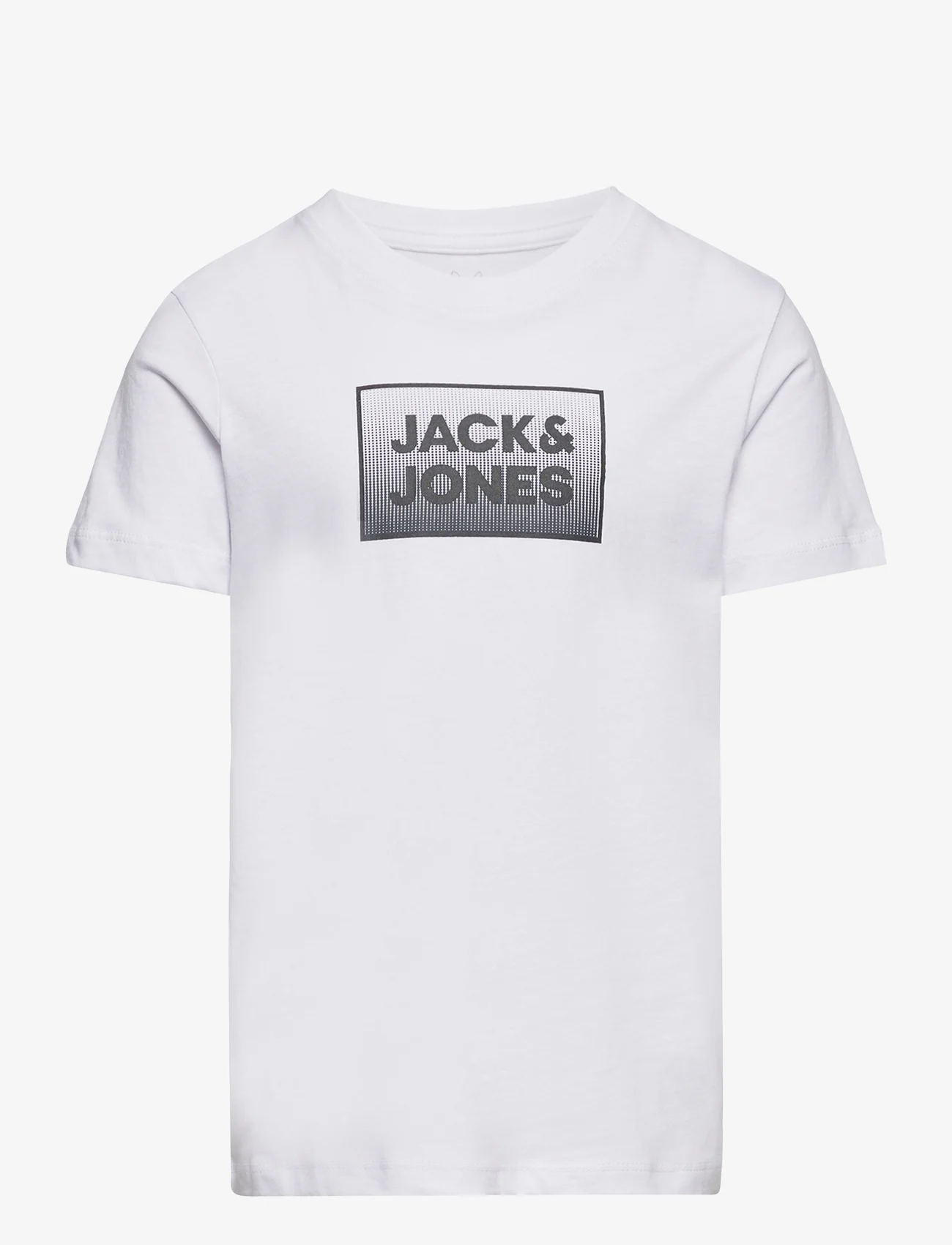 Jack & Jones - JJSTEEL TEE SS JNR - lyhythihaiset t-paidat - white - 0