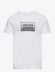 Jack & Jones - JJSTEEL TEE SS JNR - kortärmade t-shirts - white - 0