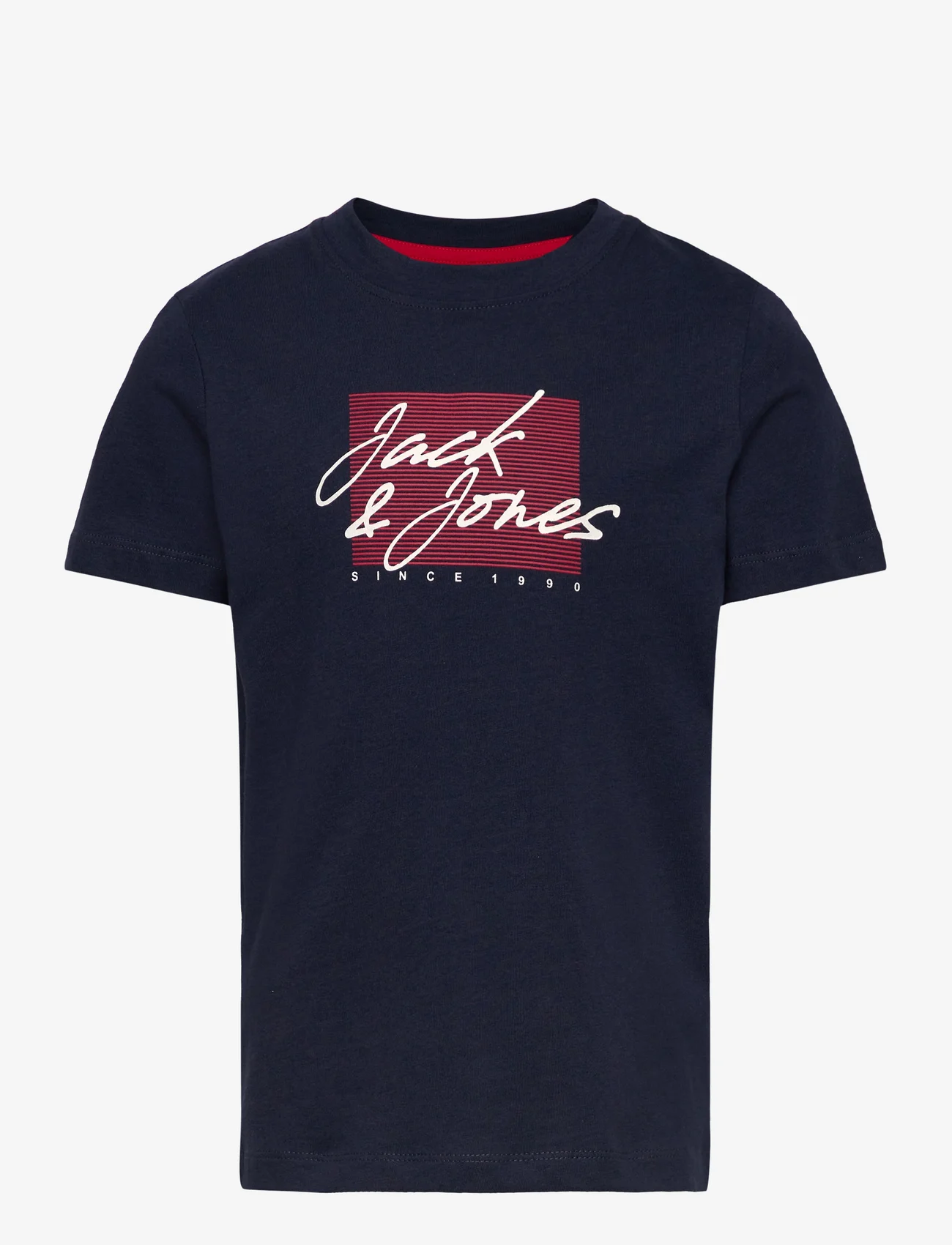 Jack & Jones - JJZURI TEE SS CREW NECK JNR - kortärmade t-shirts - navy blazer - 0
