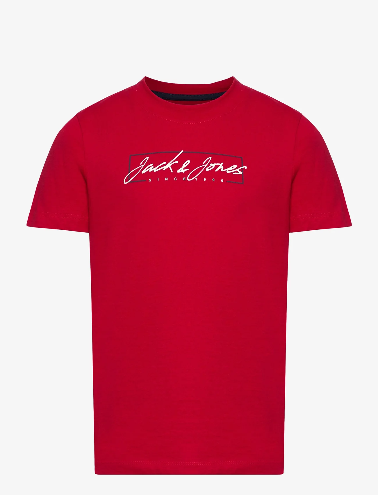 Jack & Jones - JJZURI TEE SS CREW NECK JNR - kurzärmelige - true red - 0