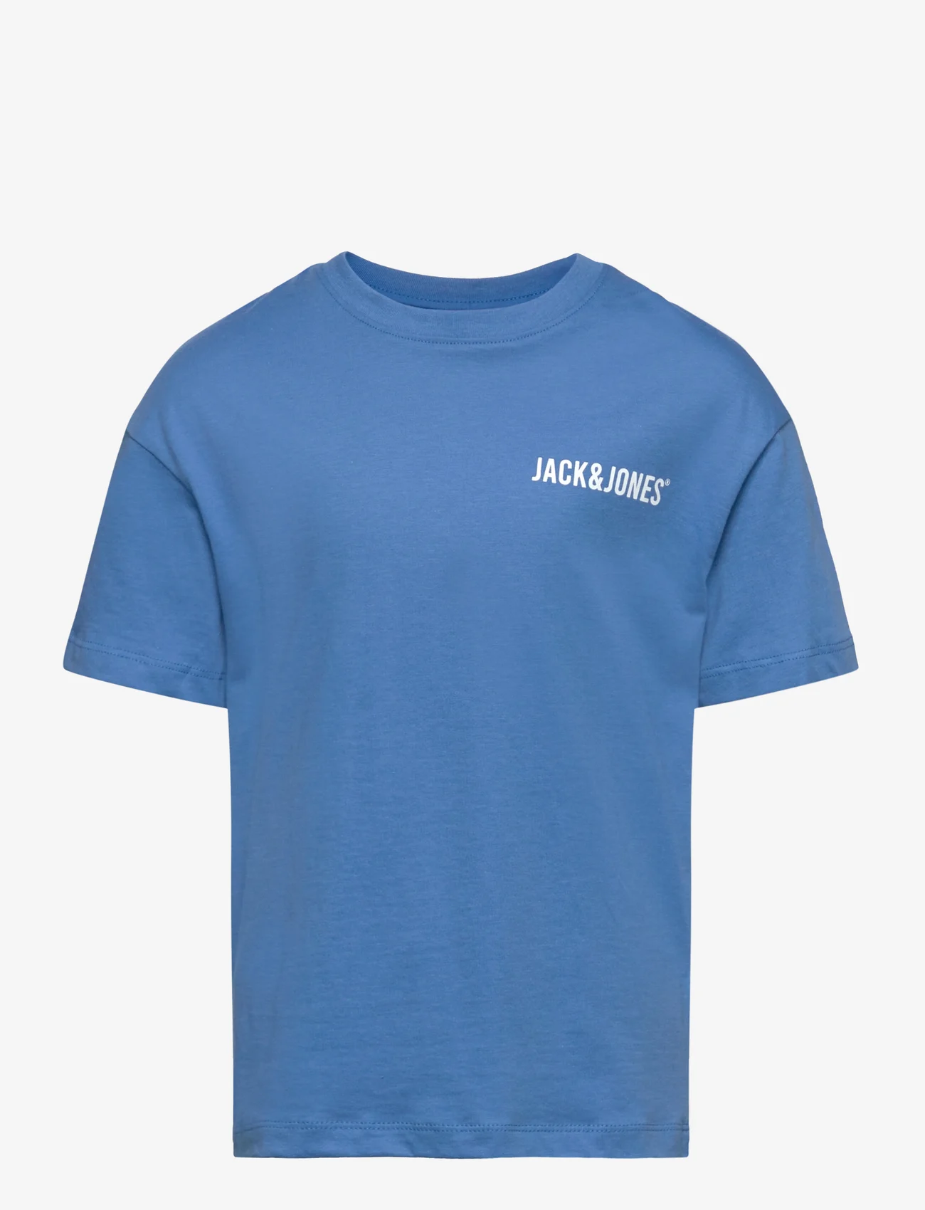 Jack & Jones - JJGROW TEE SS CREW NECK JNR - kortärmade t-shirts - pacific coast - 0