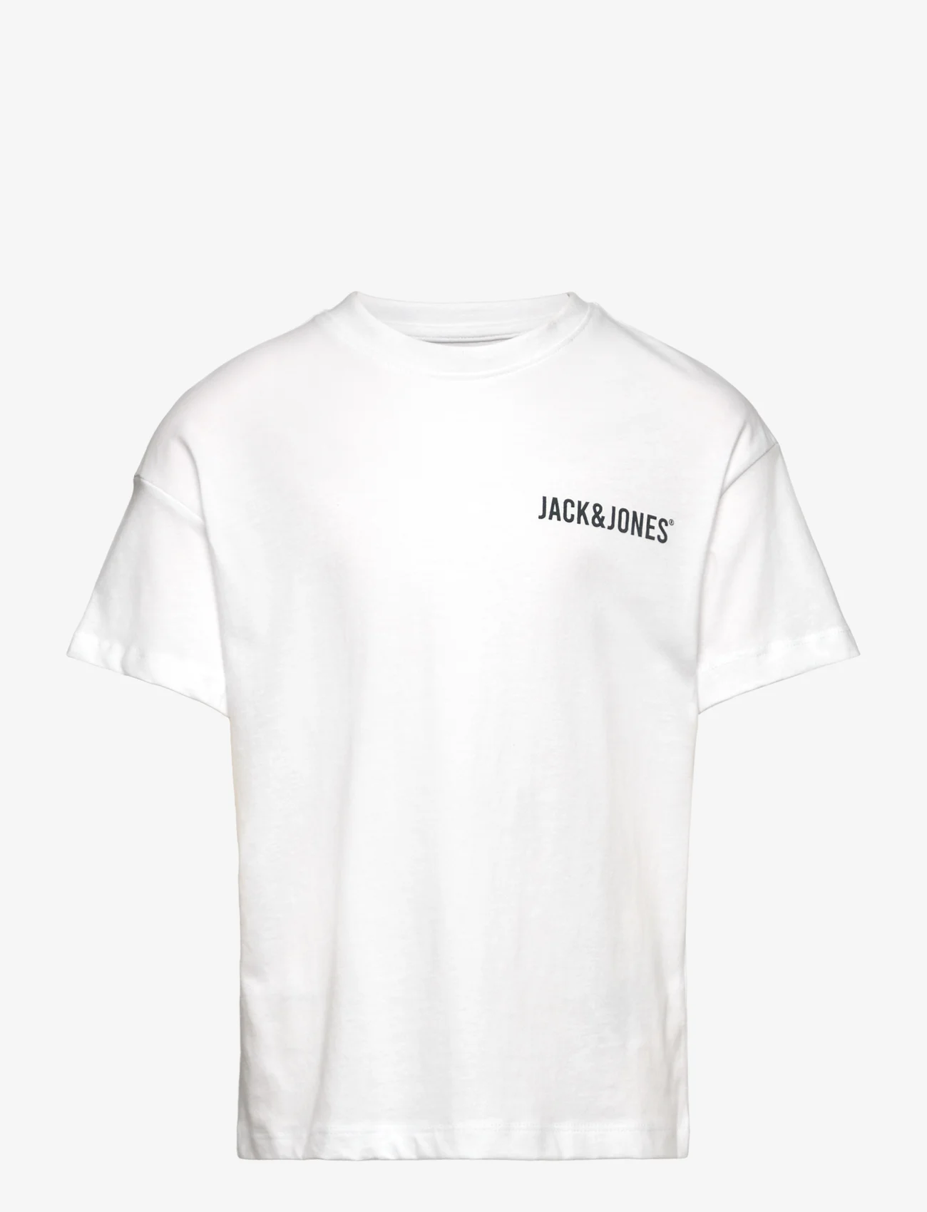 Jack & Jones - JJGROW TEE SS CREW NECK JNR - kortärmade t-shirts - white - 0