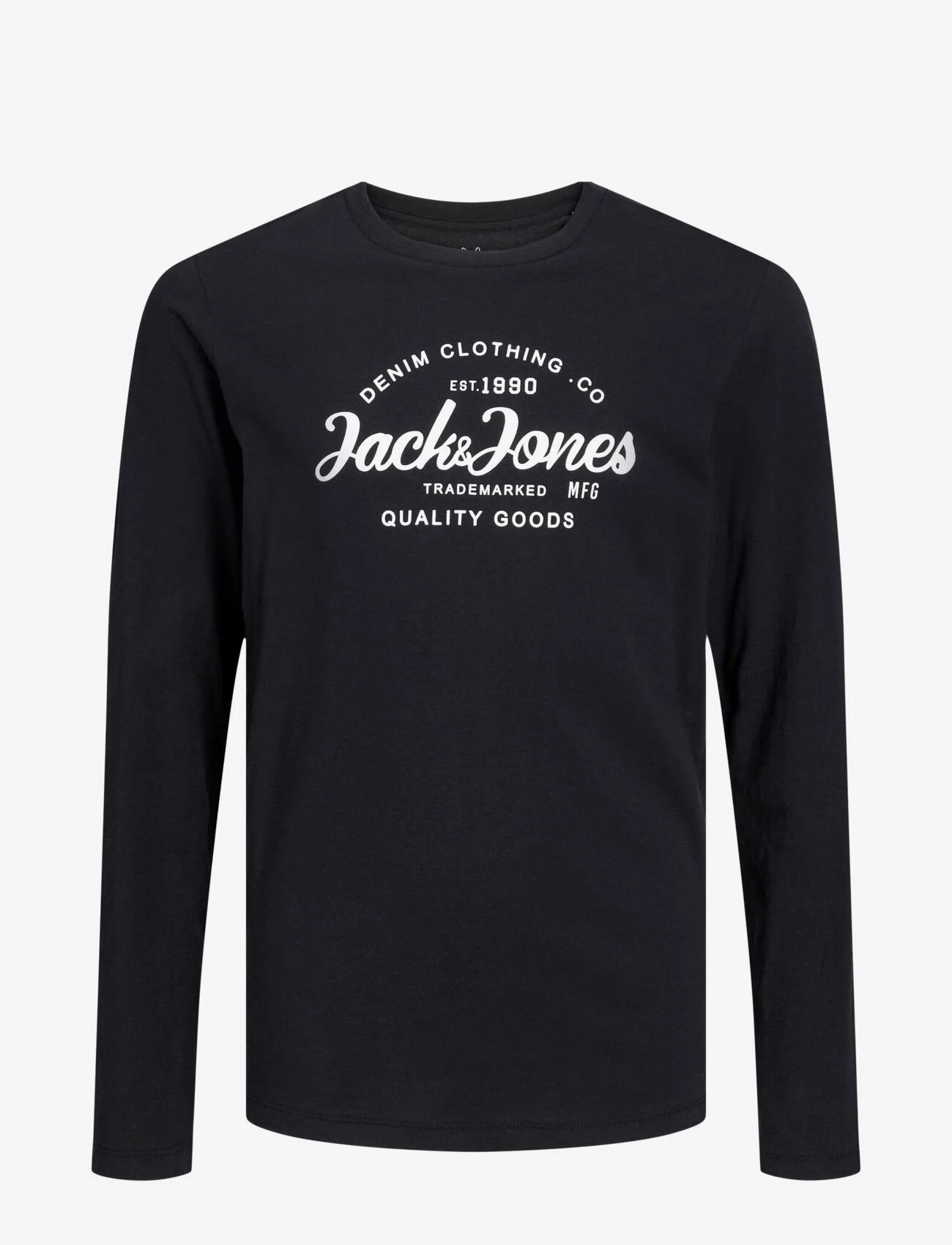 Jack & Jones - JJFOREST TEE LS CREW NECK JNR - pitkähihaiset t-paidat - black - 0