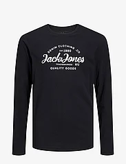 Jack & Jones - JJFOREST TEE LS CREW NECK JNR - pitkähihaiset t-paidat - black - 0