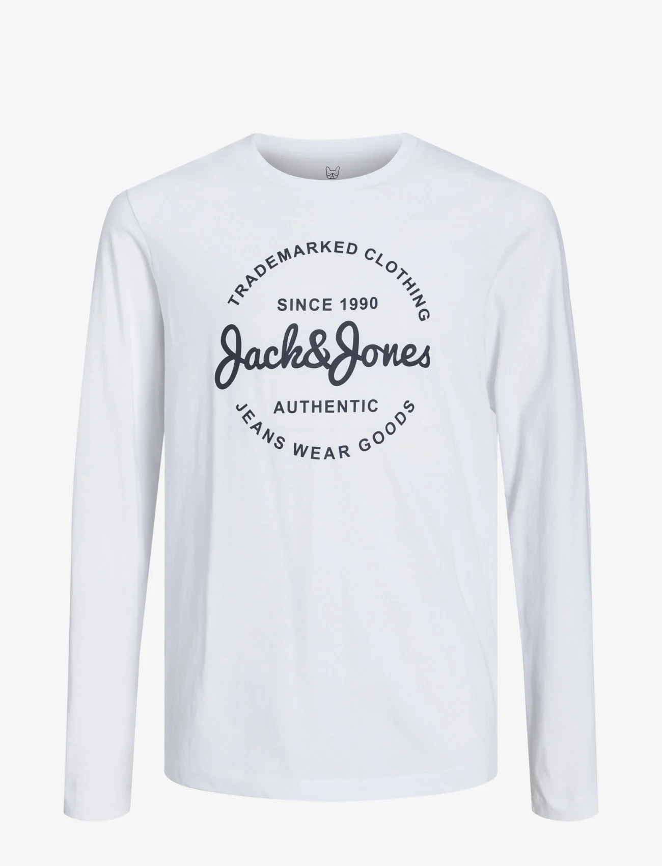 Jack & Jones - JJFOREST TEE LS CREW NECK JNR - pitkähihaiset t-paidat - white - 0