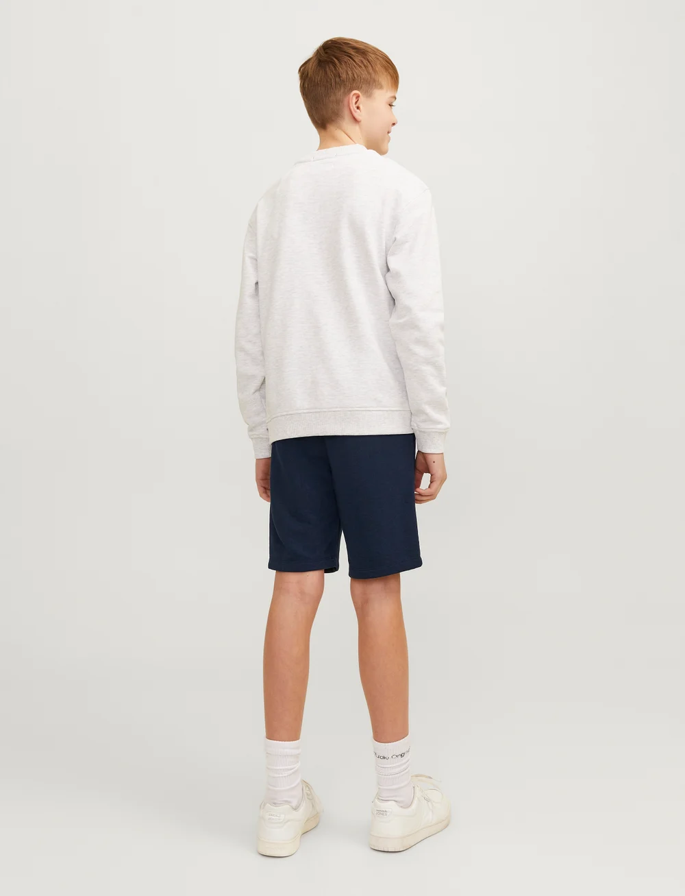 Jack & Jones - JPSTLOGO SWEAT SHORTS 2 COL SN GMS JNR - sweatshorts - navy blazer - 2